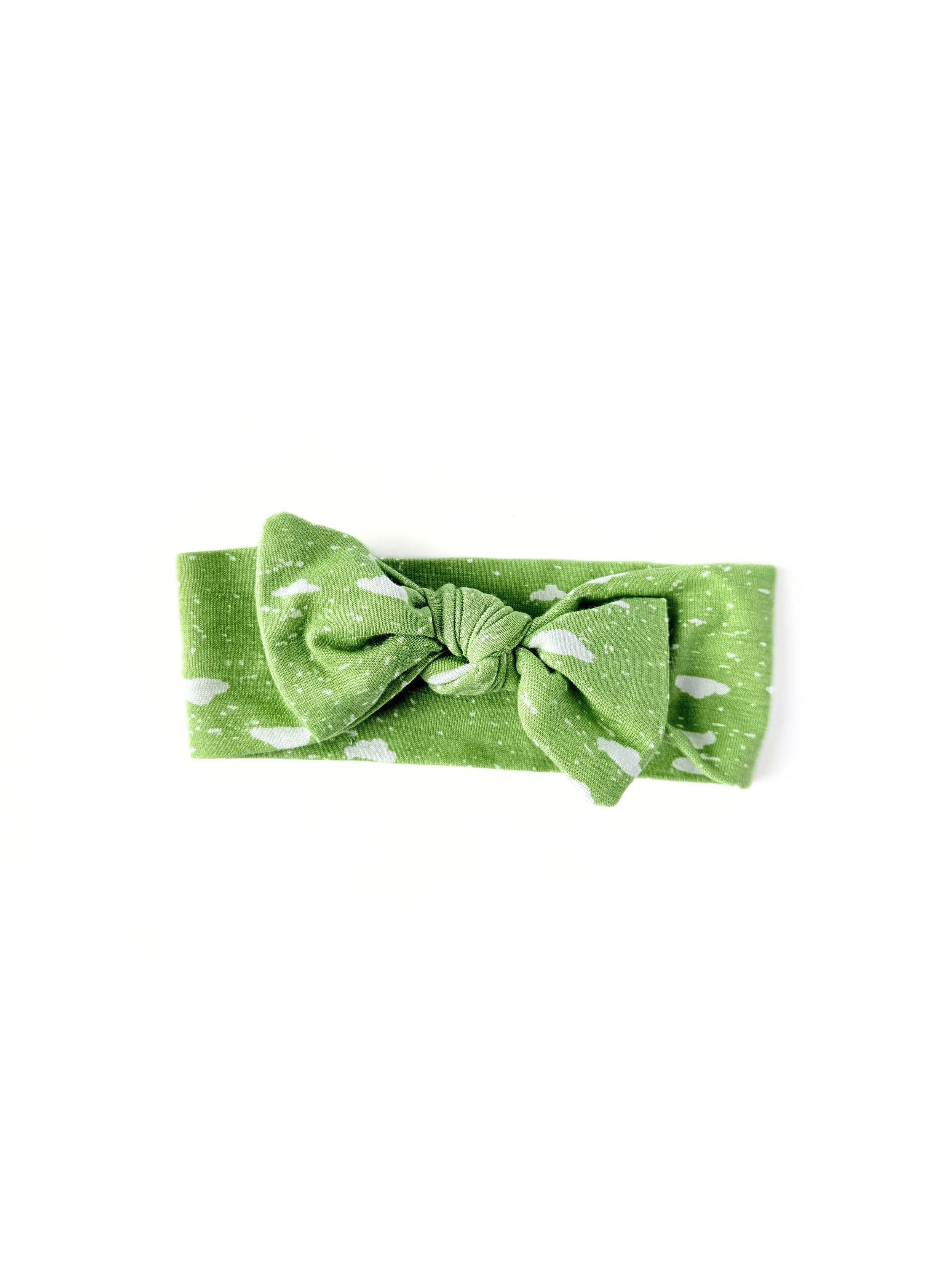 Headband bow - Meadow green