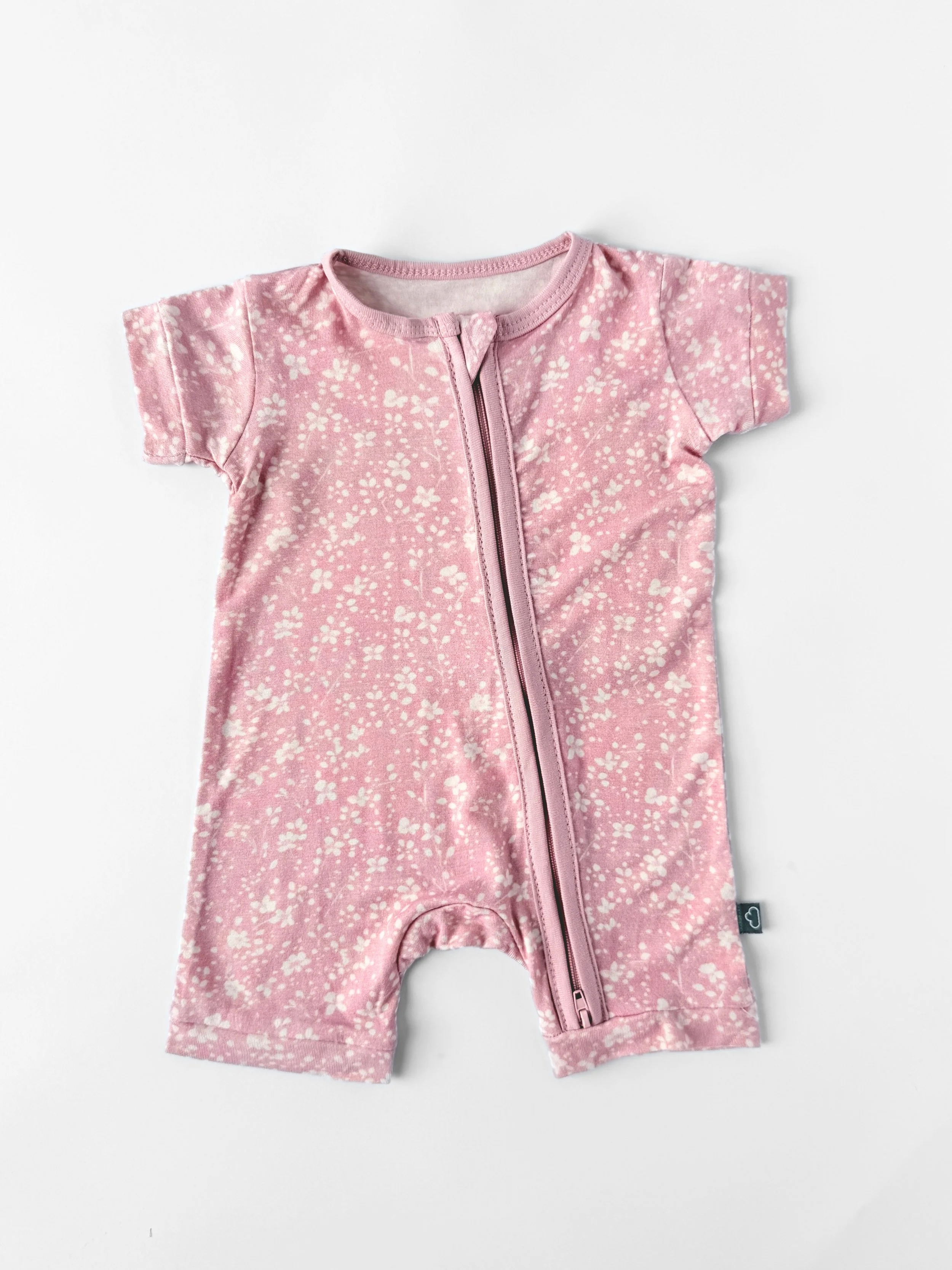Short zippie - Blush