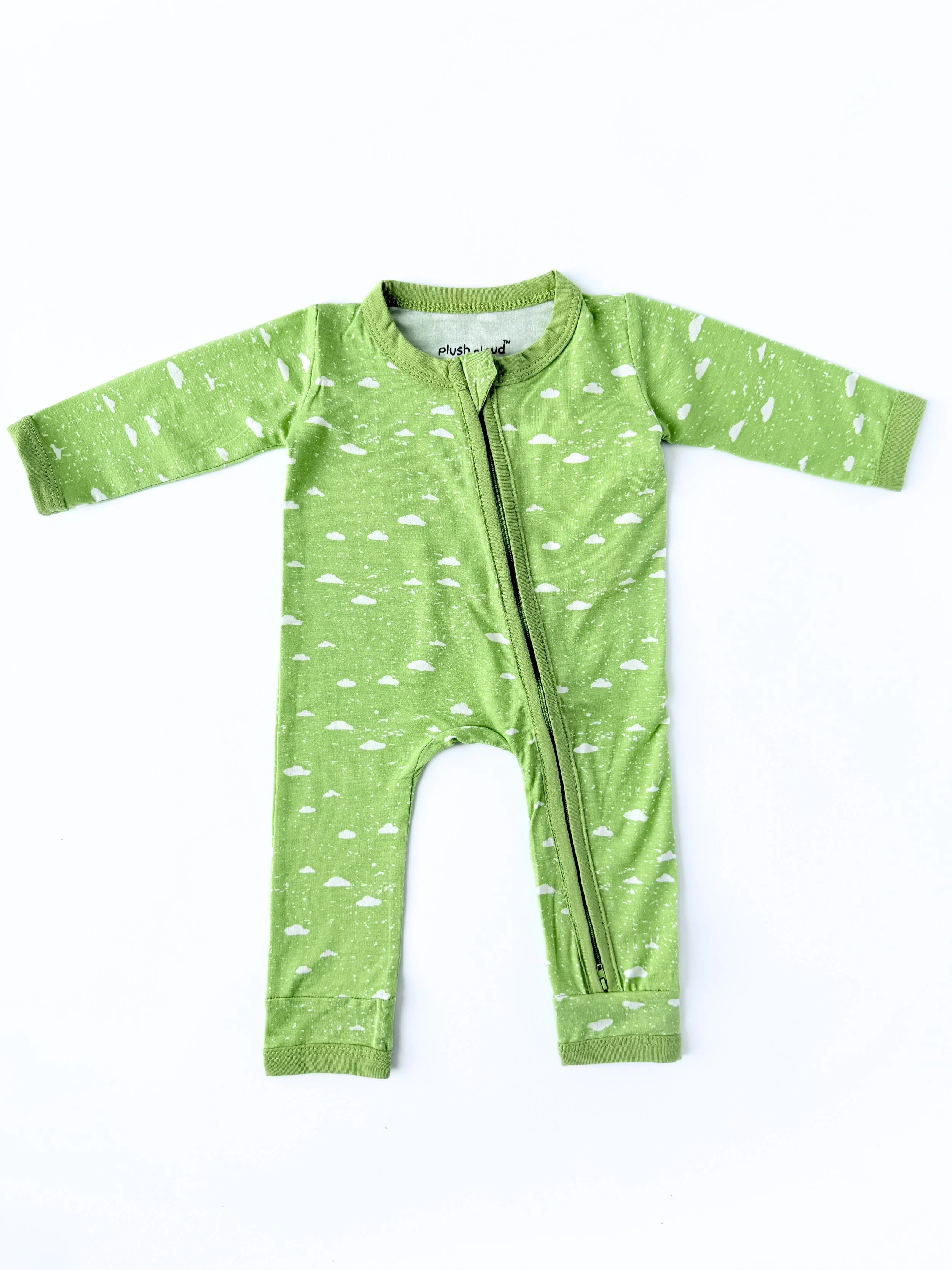 Long zippie - Meadow green