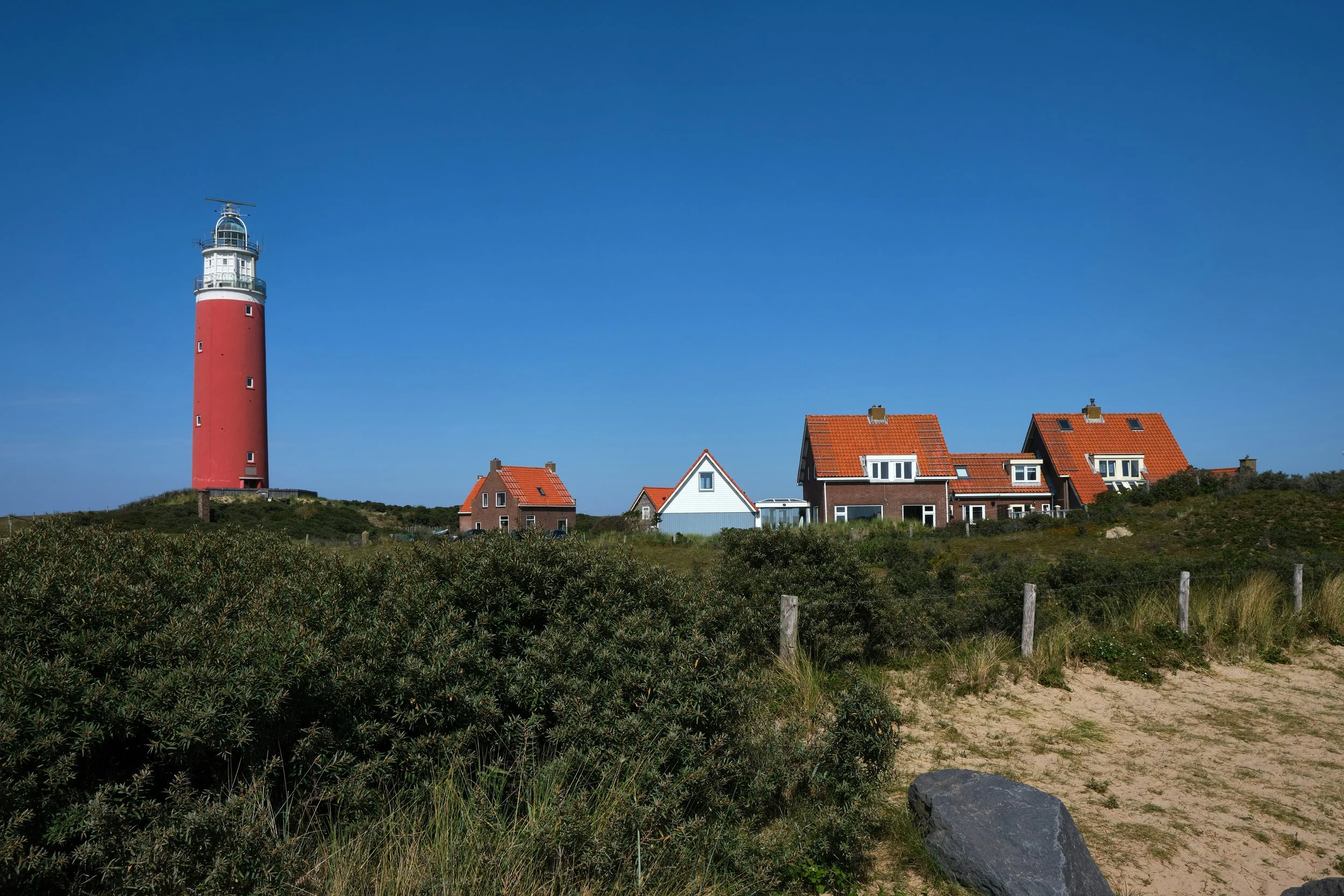 Roter Leuchtturm in Texel