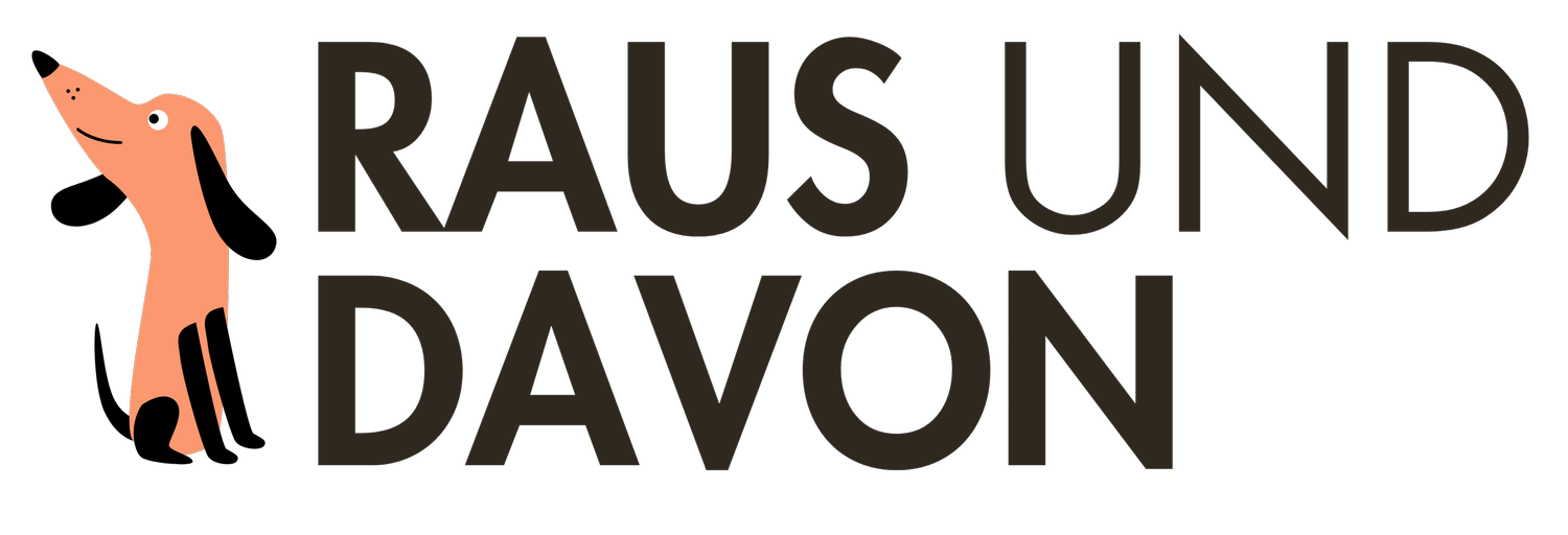 raus und davon