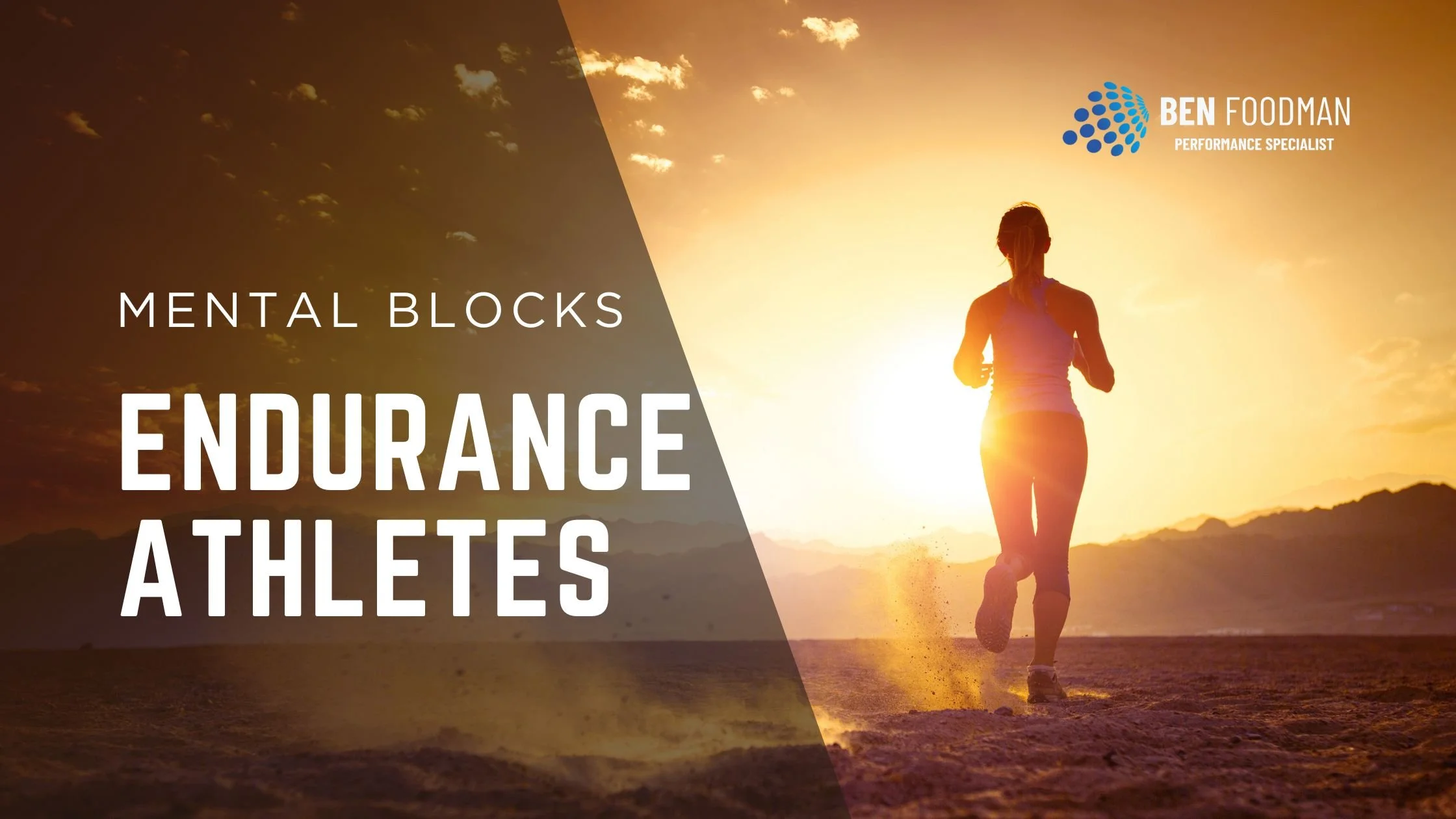 A thumbnail for a blog about mental blocks that cross country and track & field athletes deal with and overcome with EMDR