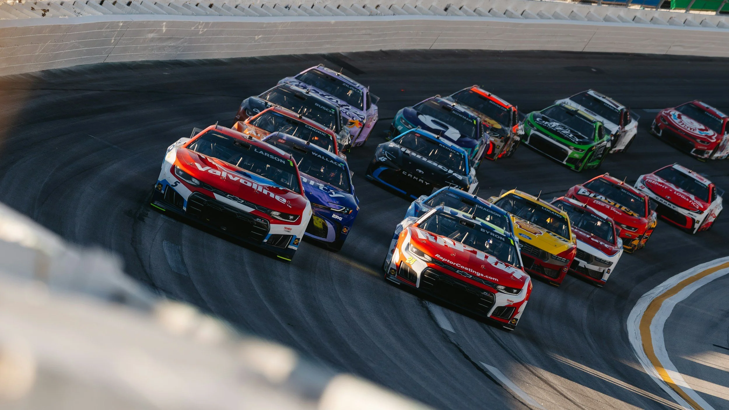 An image of NASCAR cup-series drivers competing after doing mental training with Ben Foodman CMPC