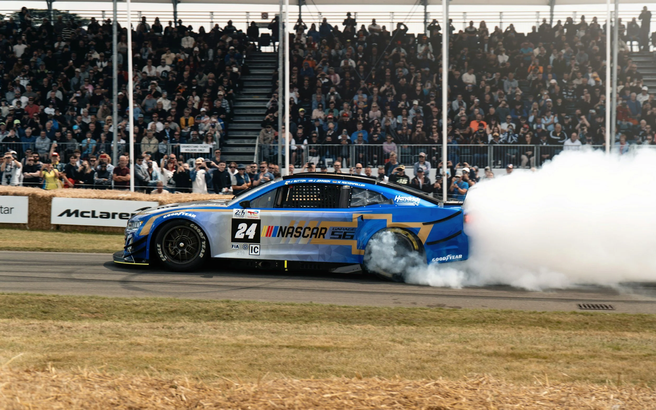A picture of the LeMans NASCAR Cup Car driven by Jimmie Johnson