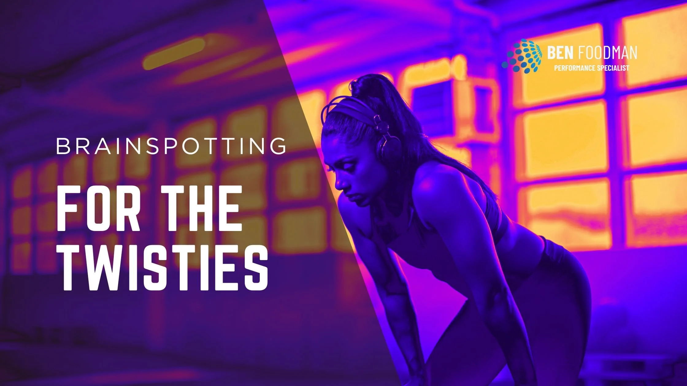 A thumbnail image for a blog about gymnastics and cheerleader twisties and neuroscience-based interventions that can help