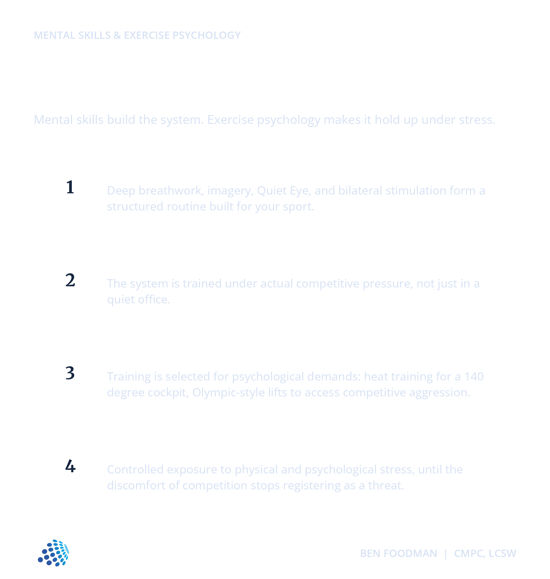 an infographic going over 4 benefits athletes get when using exercise psychology