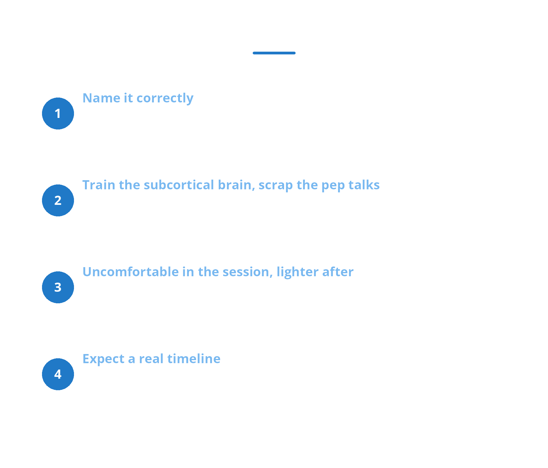 An infographic on 4 ways to help quarterbacks fix a mental block