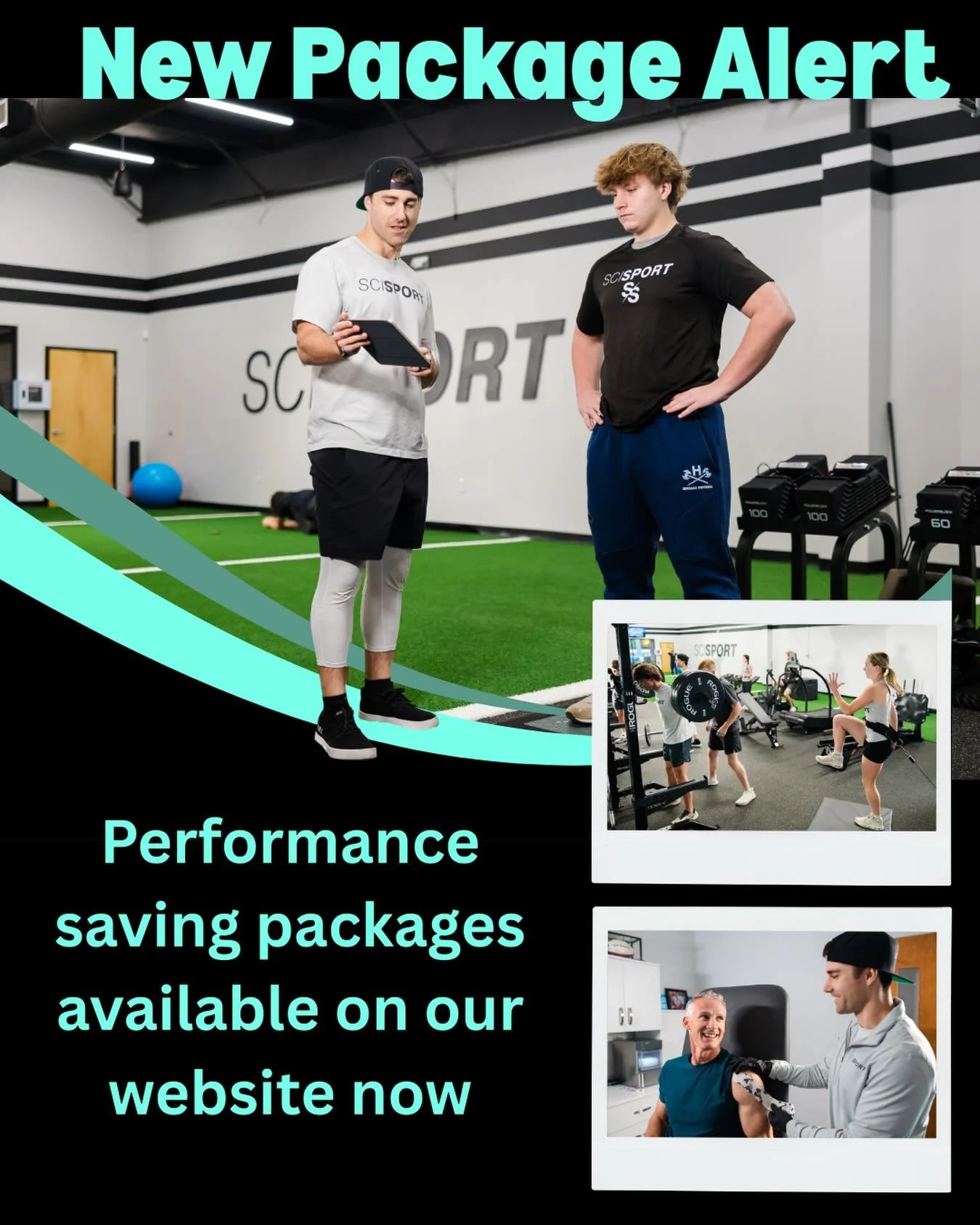 You asked, we listened! Find our new performance packages on our website, save more as you train more!