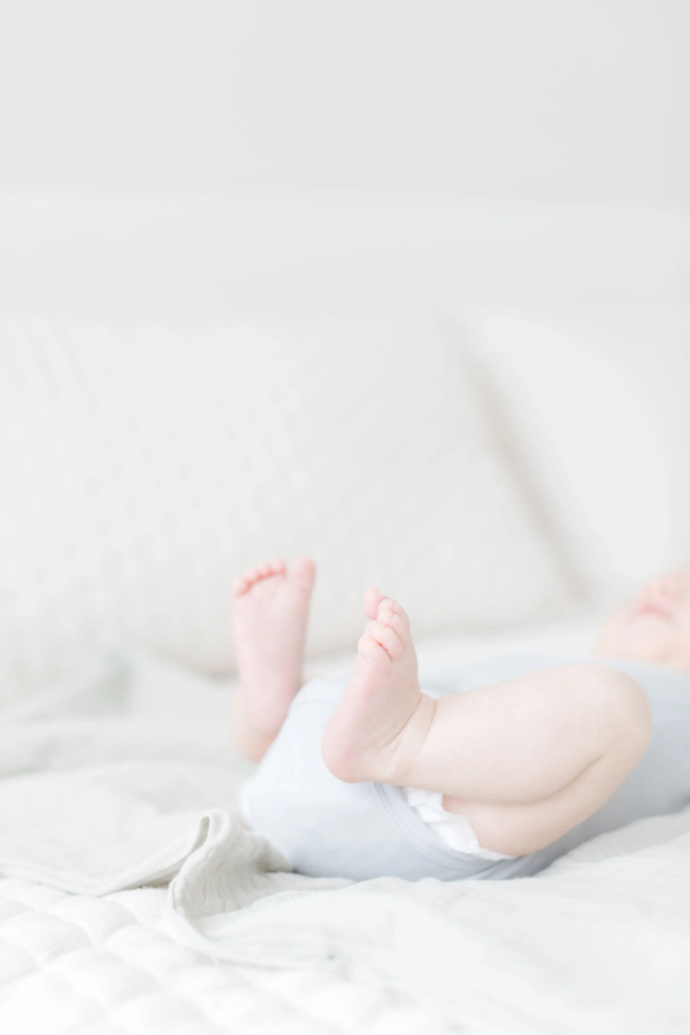  Detailed photo of newborn feet.  