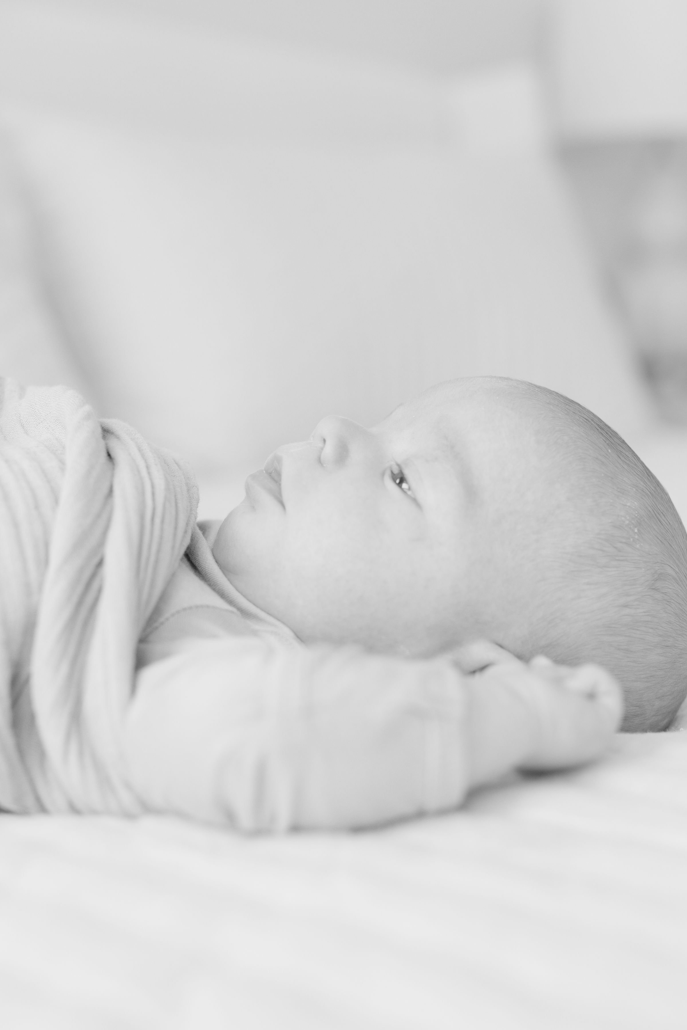  Newborn photographer in Jackson Hole captures tiny details of baby boy. 