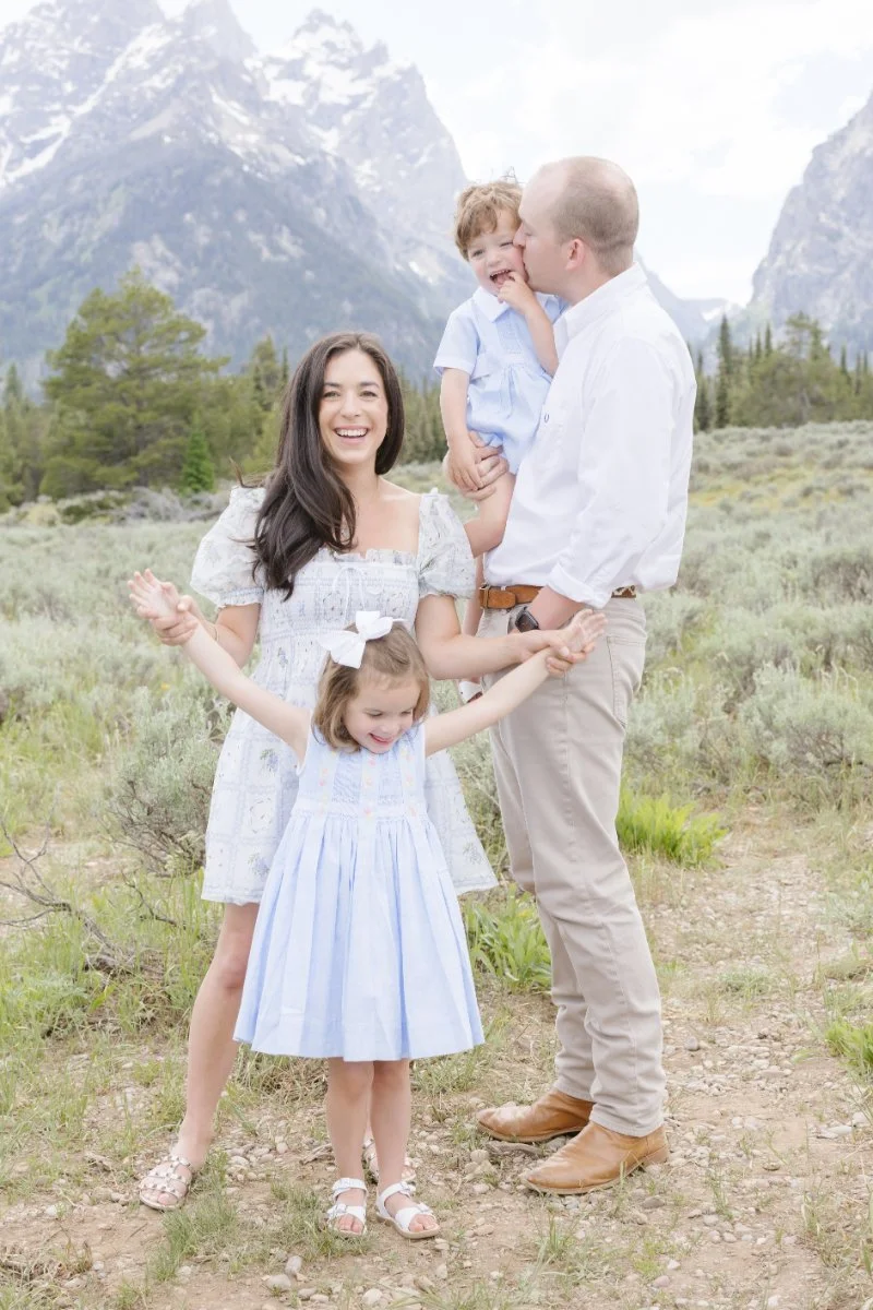  Photographer captures adult family photography session in Jackson Hole. 