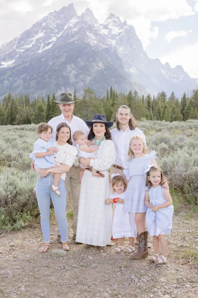  Photographer captures adult family photography session in Jackson Hole. 