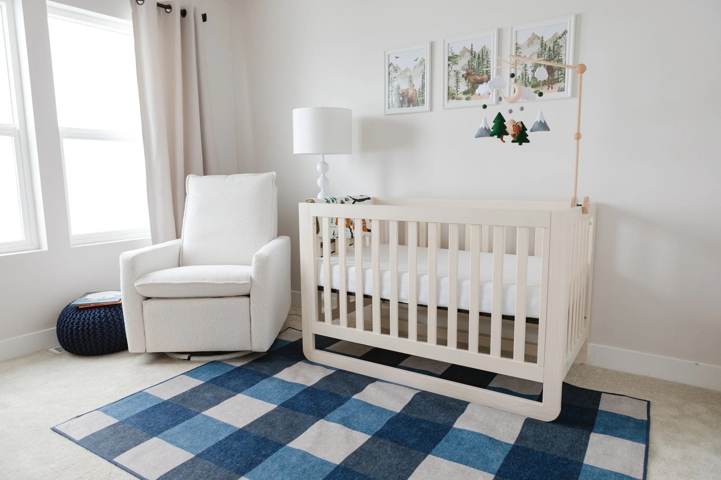  Family newborn pictures at home are a great way to preserve your nursery. 