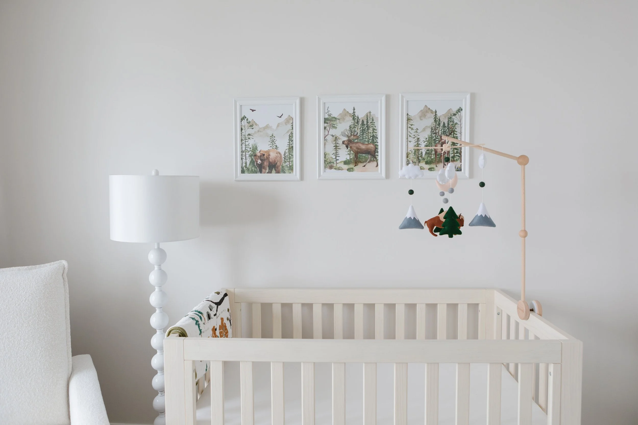  Family newborn pictures at home are a great way to preserve your nursery. 