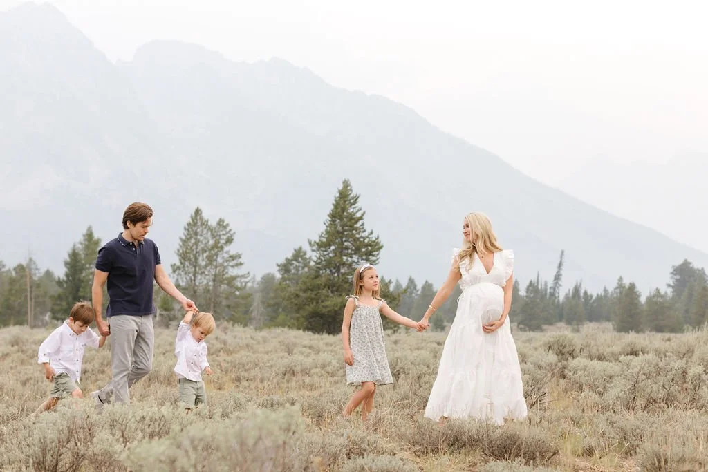 Maternity photos in Jackson Hole