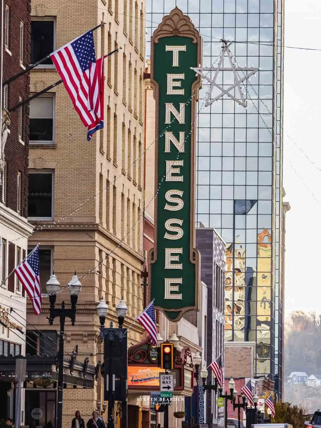 Your typically fall Saturday morning in downtown Knoxville.