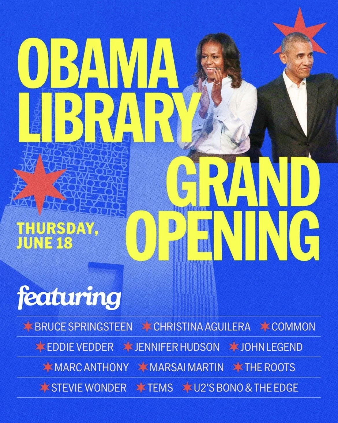 LIVE: Obama Presidential Center Grand Opening Ceremony