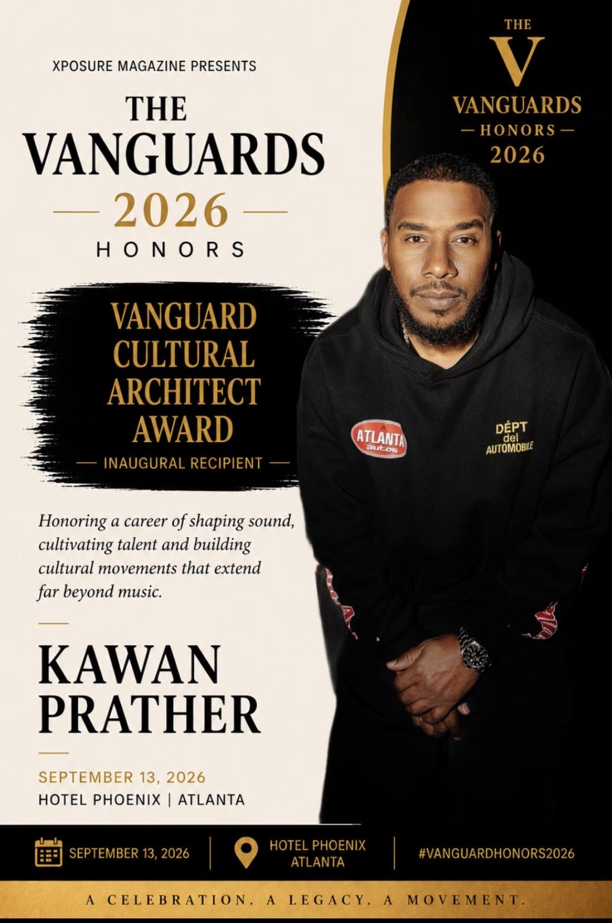 Kawan Prather Named Inaugural Recipient of The Vanguard Cultural Architect Award
