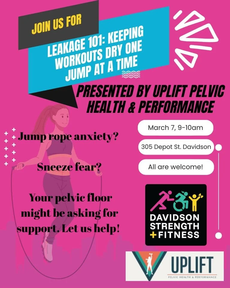 Pelvic Floor Seminar "Leakage 101: Keeping Workouts Dry One Jump at a Time"
