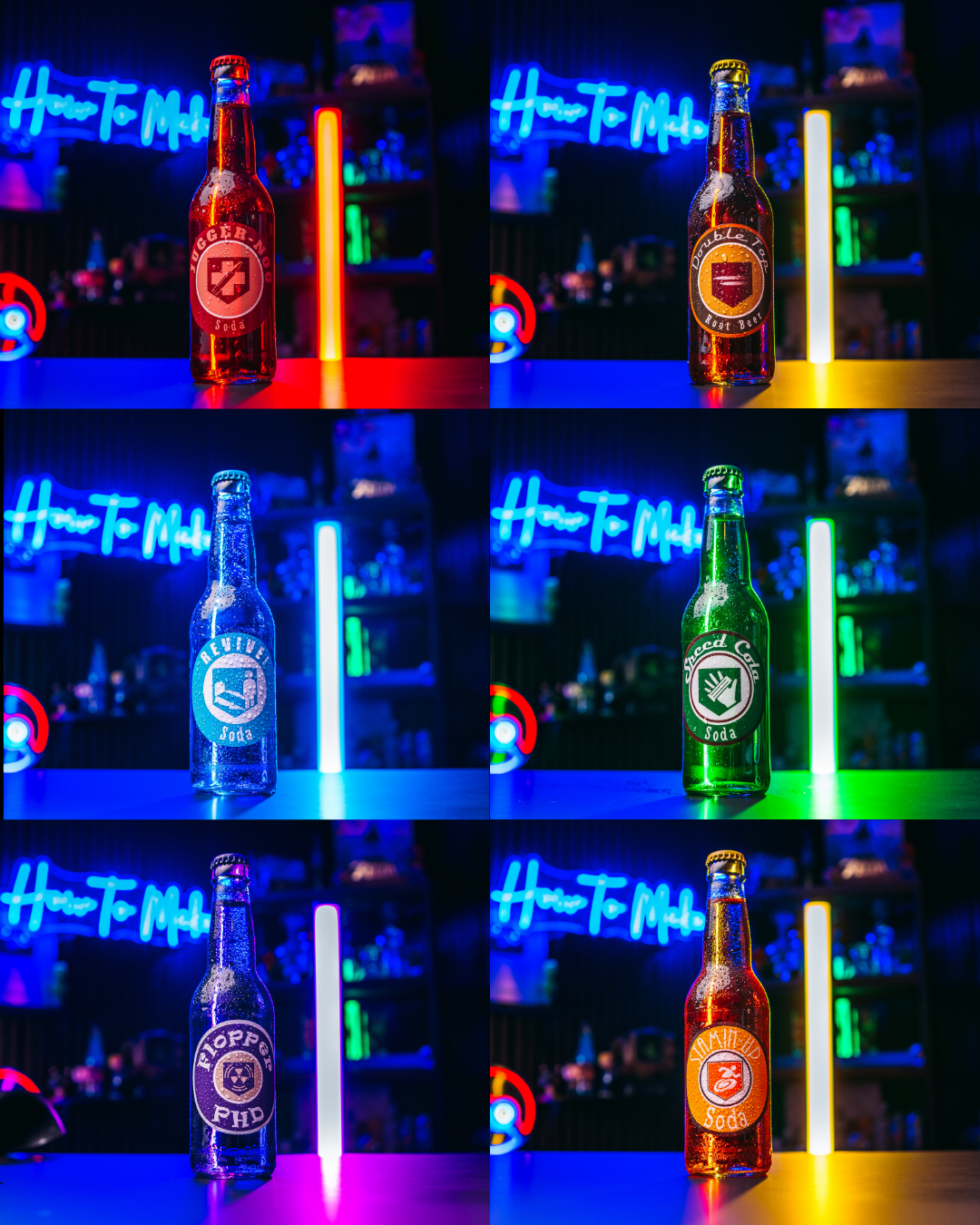 Perk-a-Cola Inspired Display Bottles from Call of Duty — SinCityBartender