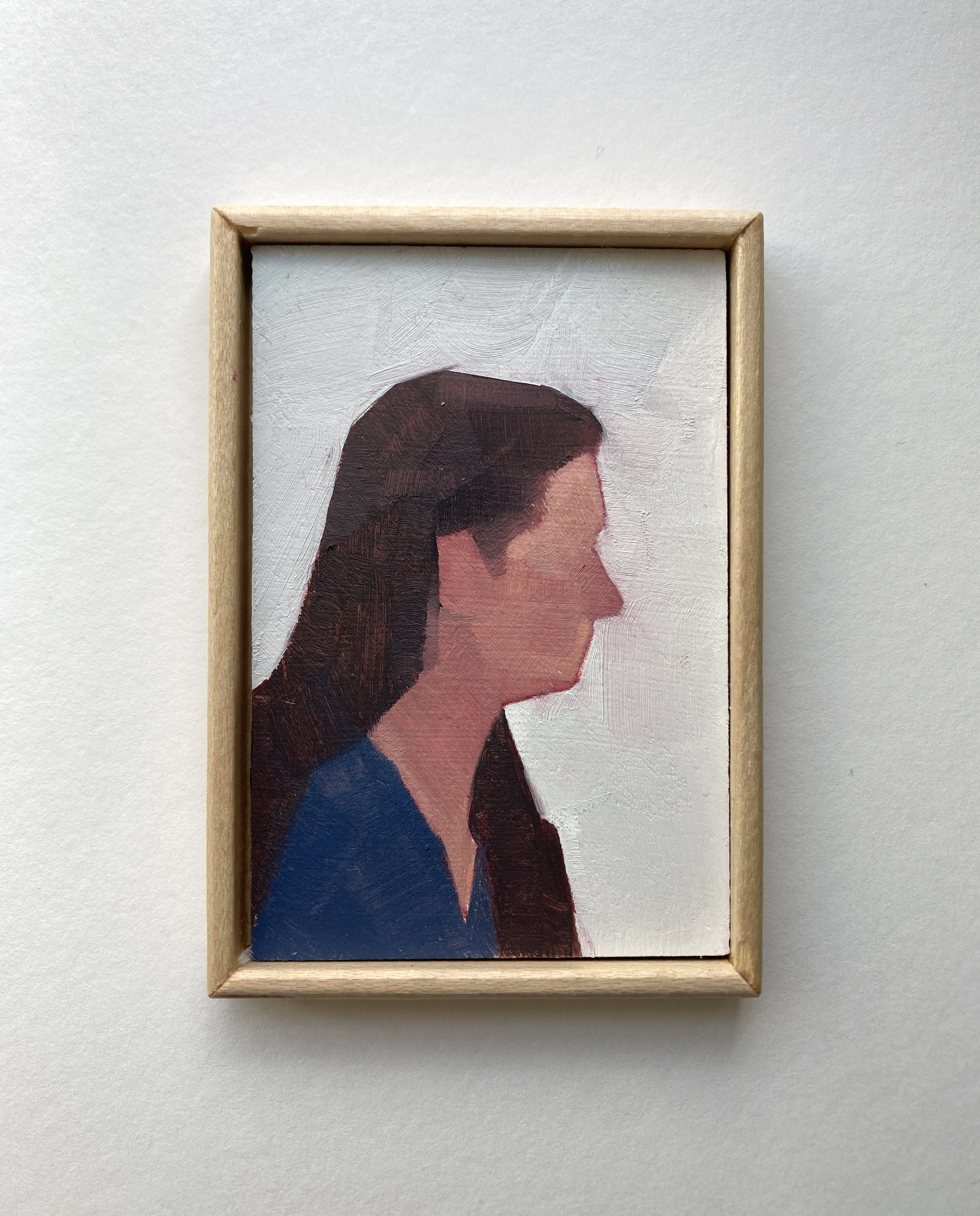 Profile in Blue