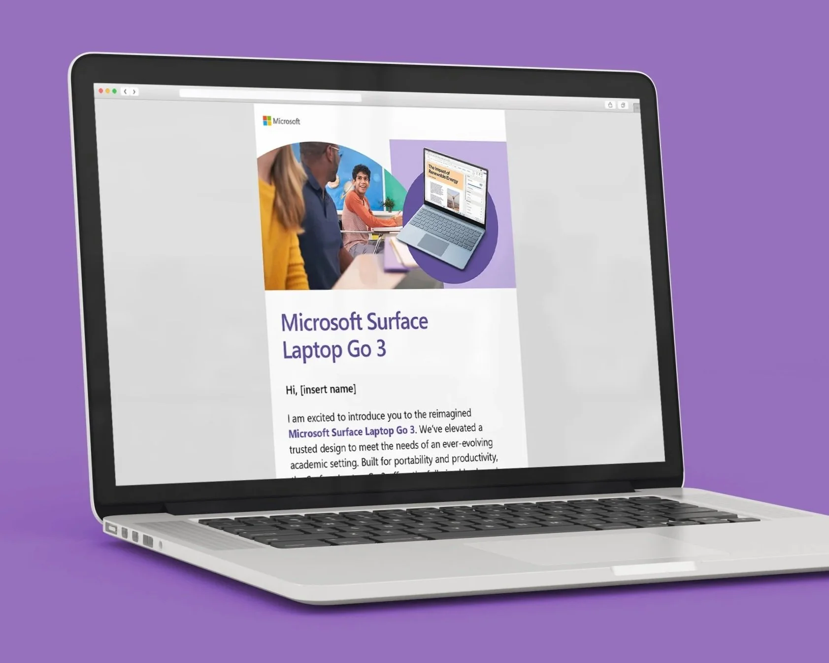 Microsoft Surface Emails