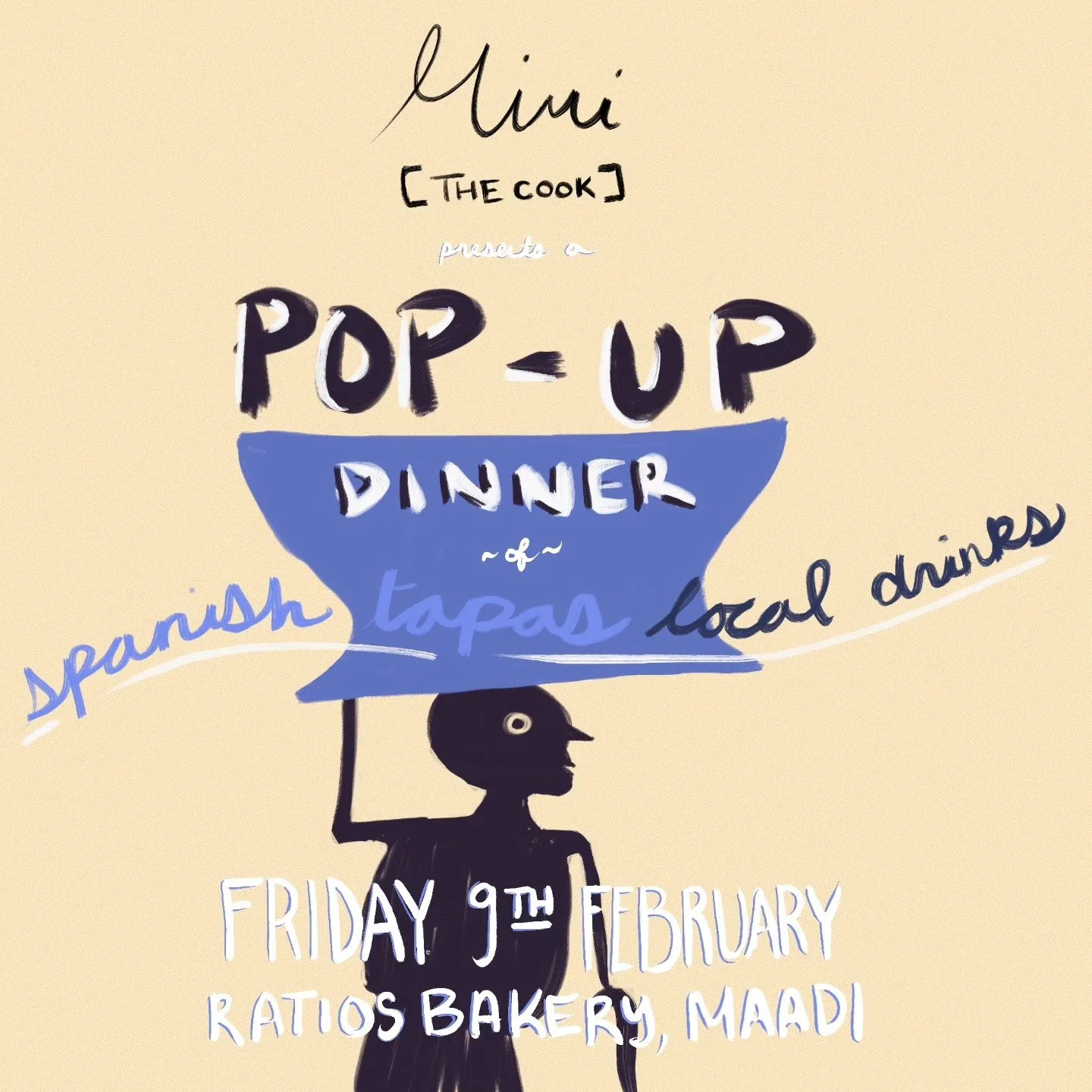 calling out to Cairo! join us for an evening at @ratiosbakery for another mimi the cook pop-up event - under a moonlit skylight, we're showcasing the rich flavors of Spain with locally sourced Egyptian produce by @tulimafarms.

 we&rsquo;ll be hostin