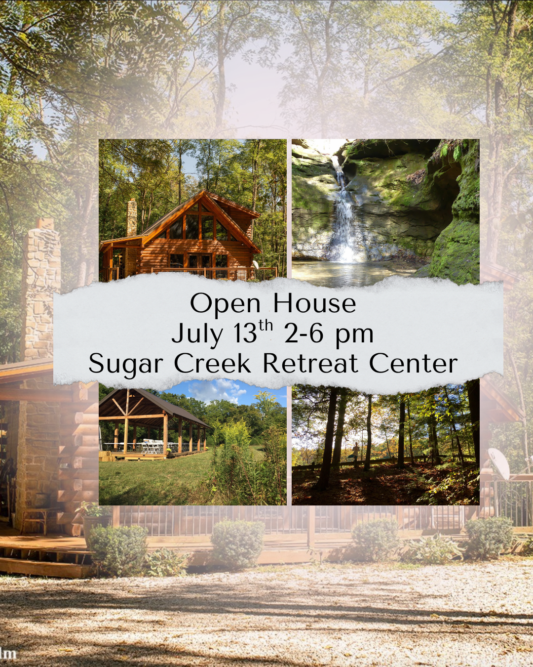 Open House Sugar Creek Retreat