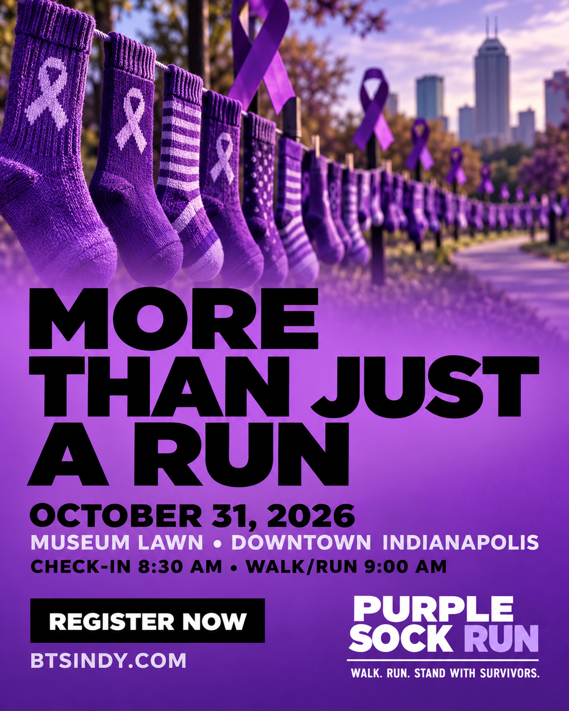 Lace Up for a Good Cause - Purple Sock Walk/Run 5K