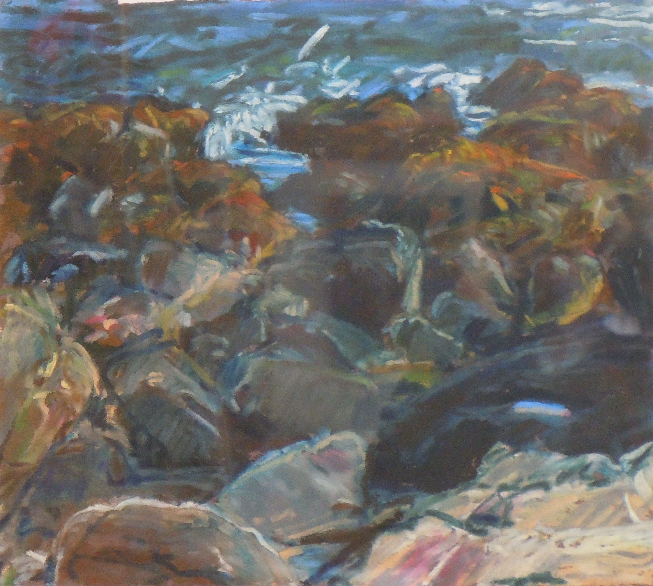 Matinicus Tide Study II, SW Coast 14x15