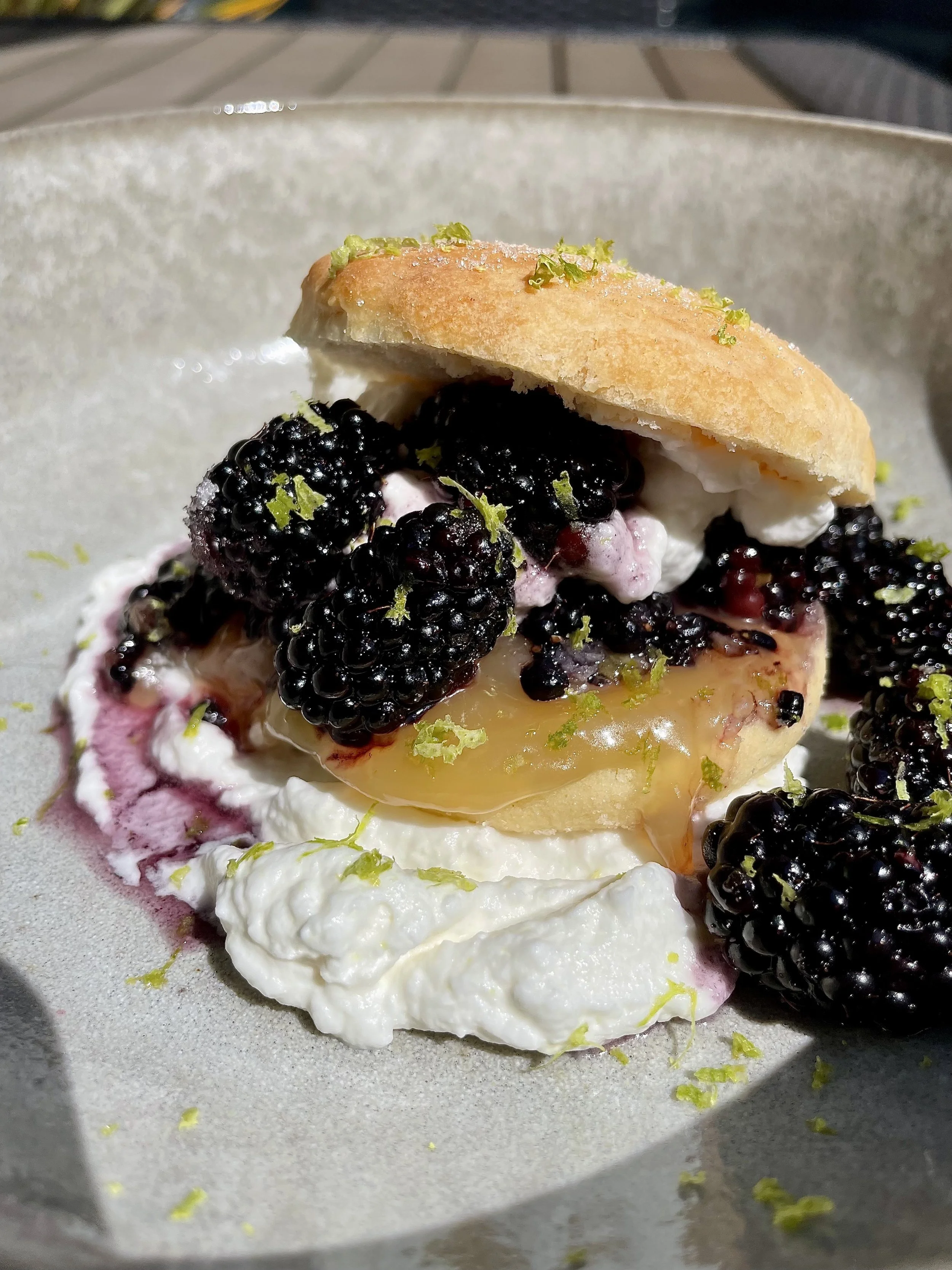Lemon Blackberry Shortcakes