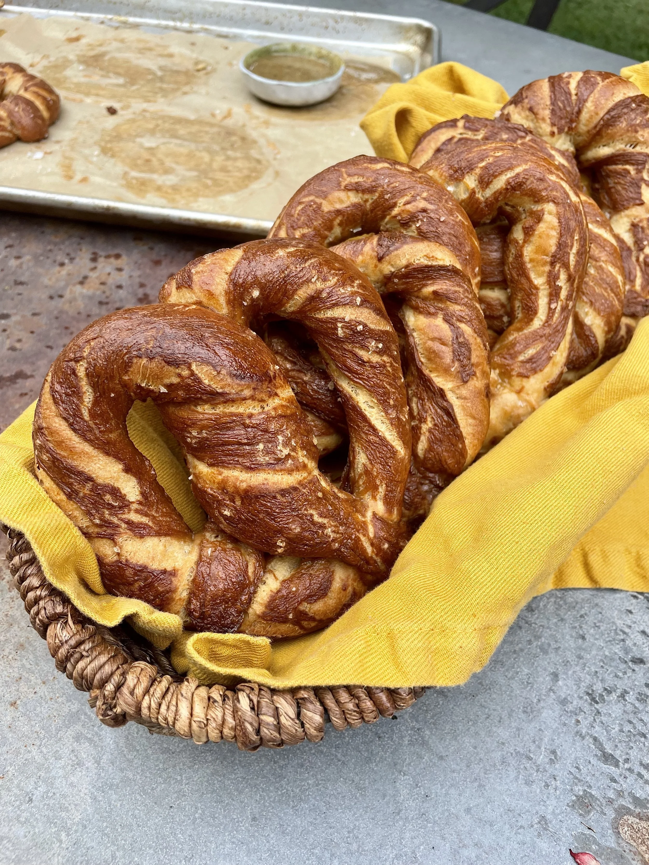 Pumpkin Hard Cider Pretzels