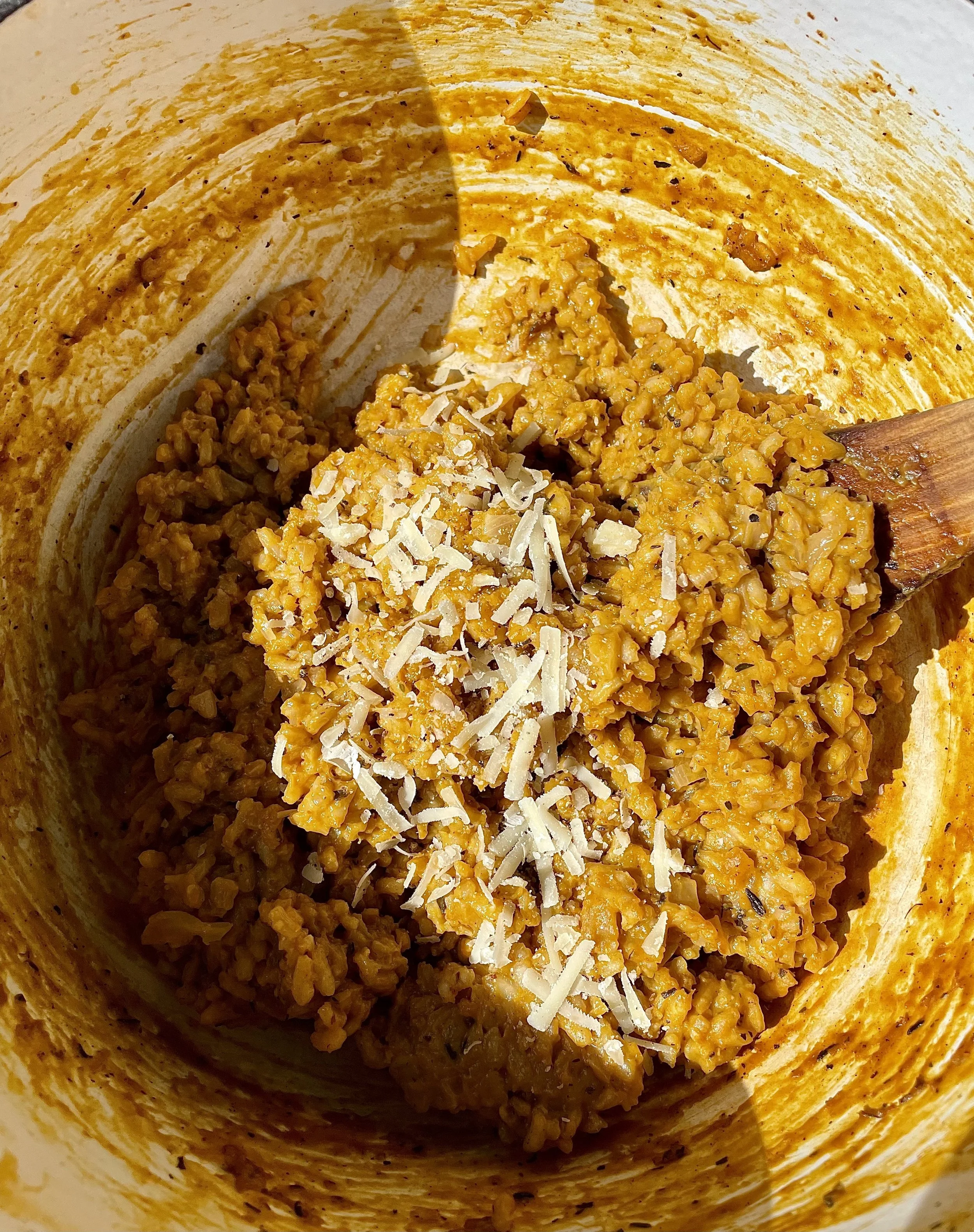 Pumpkin Miso Risotto