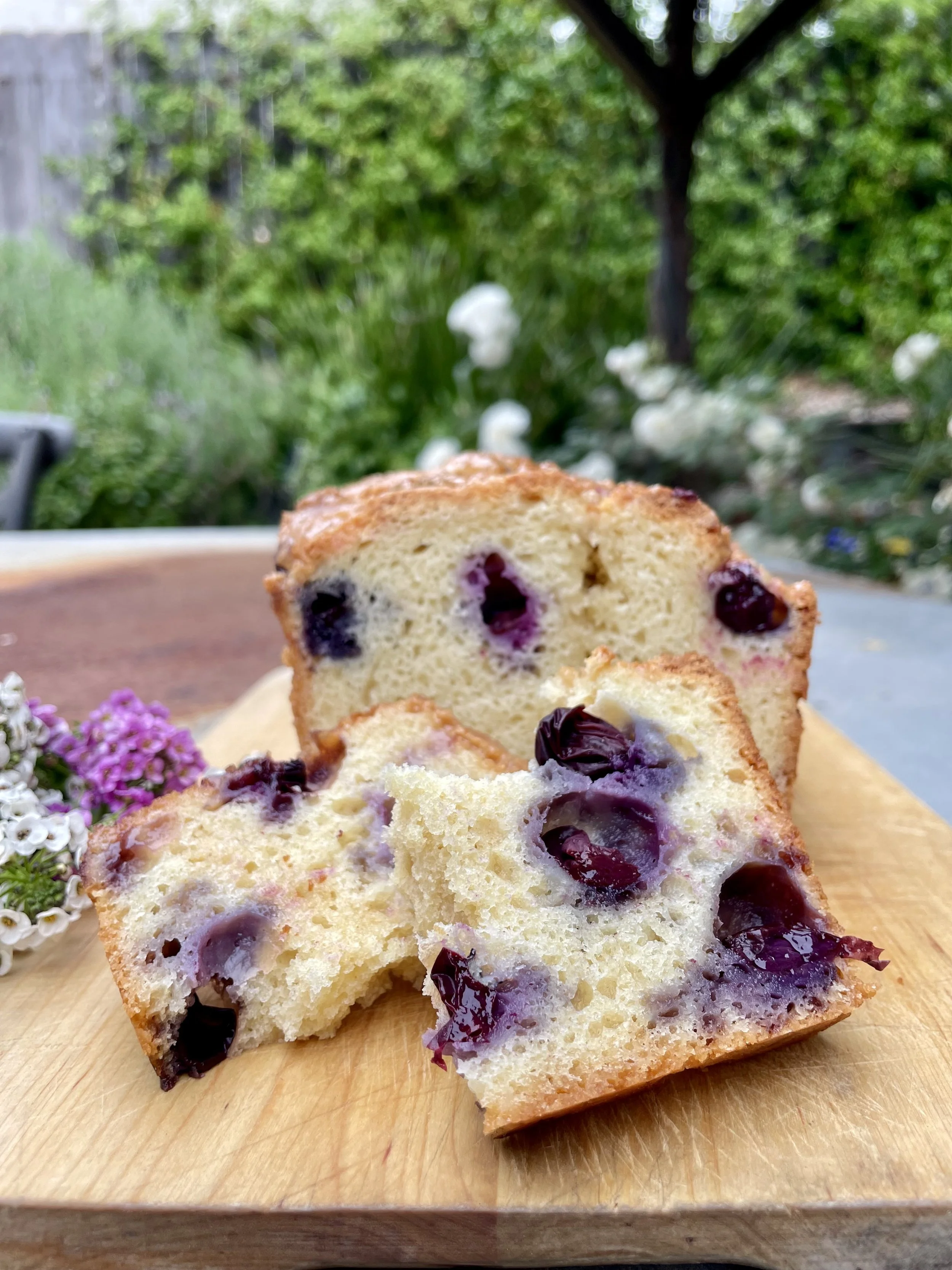 Blueberry Yogurt Loaf Cake 