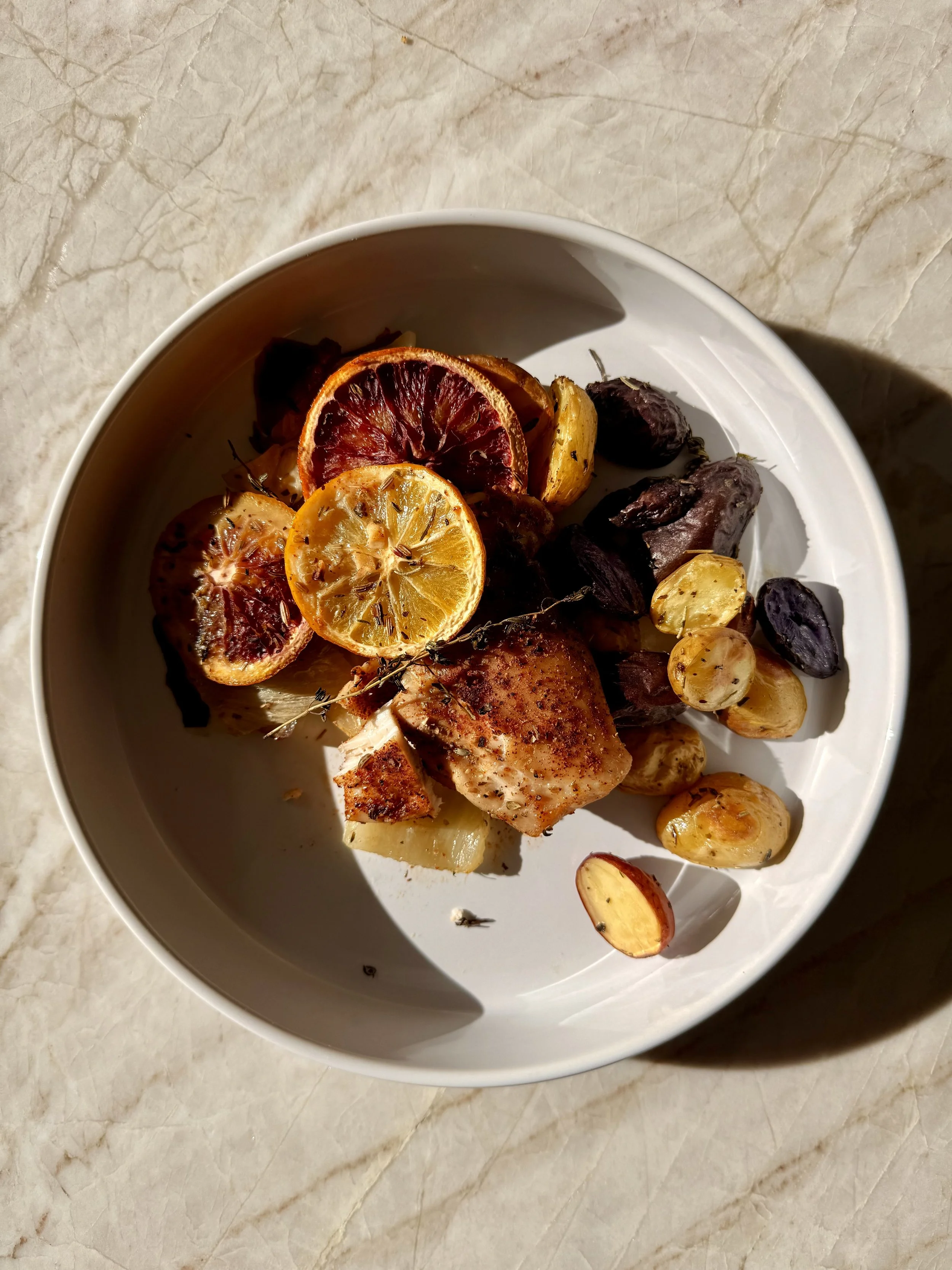 Autumn Citrus &amp; Fennel Chicken Bake