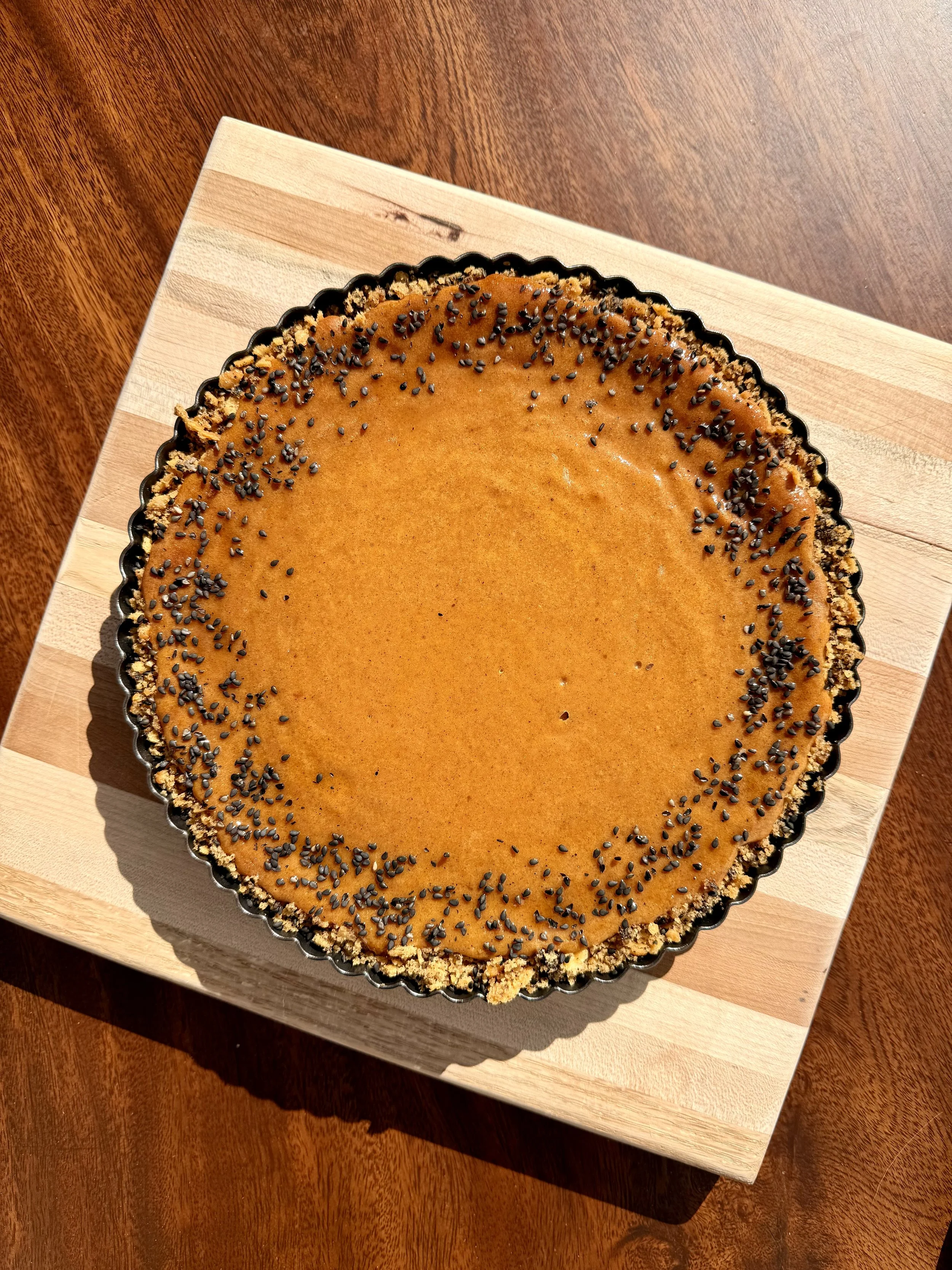 Roasted Pumpkin Miso Tart
