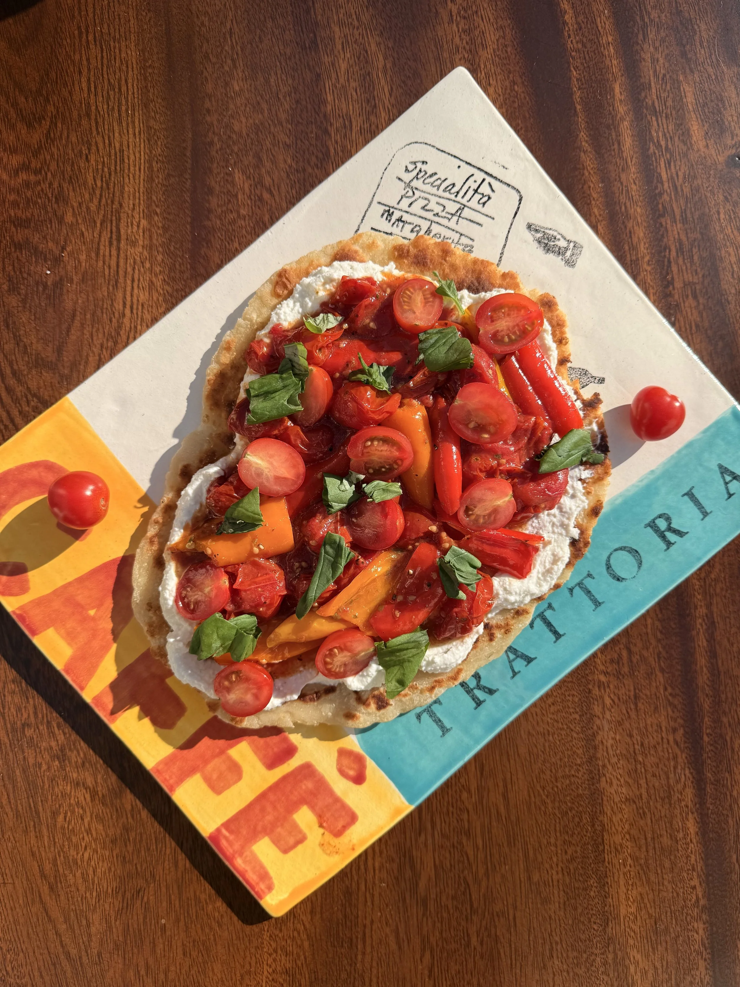 Roasted ARIA Tomato &amp; Whipped Feta Flatbread