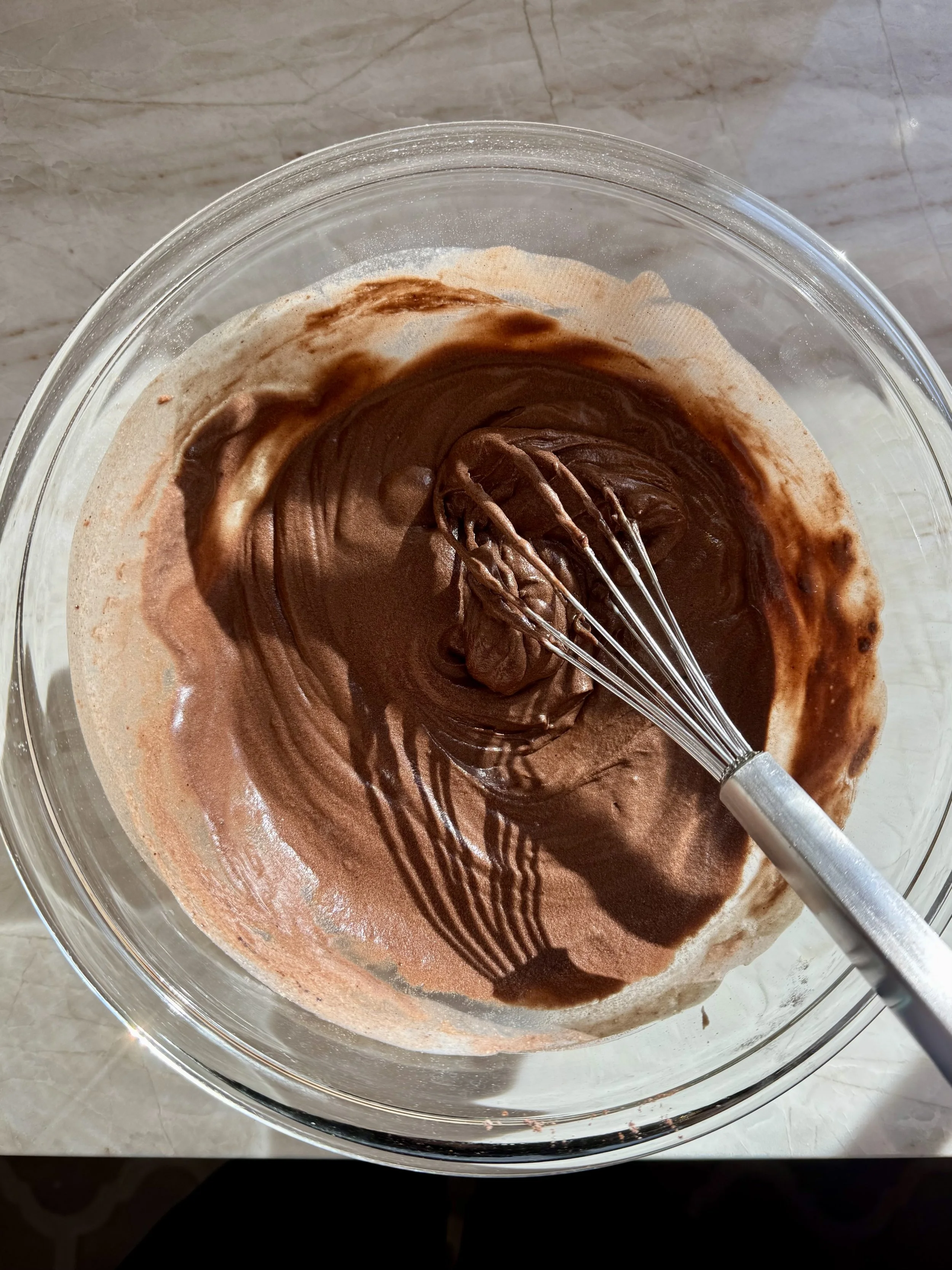 small batch red velvet cupcake batter