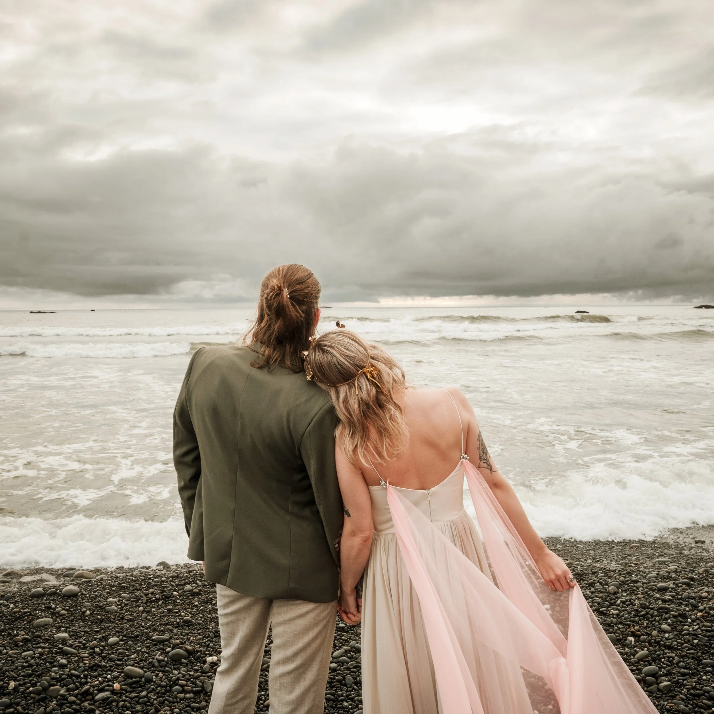 Some love stories are meant to feel a little wild. 🌊

Wind in your hair. The Pacific stretching out in front of you. Your favorite person beside you.

Your wedding day doesn't have to follow a traditional script. It can be an adventure, an escape, o