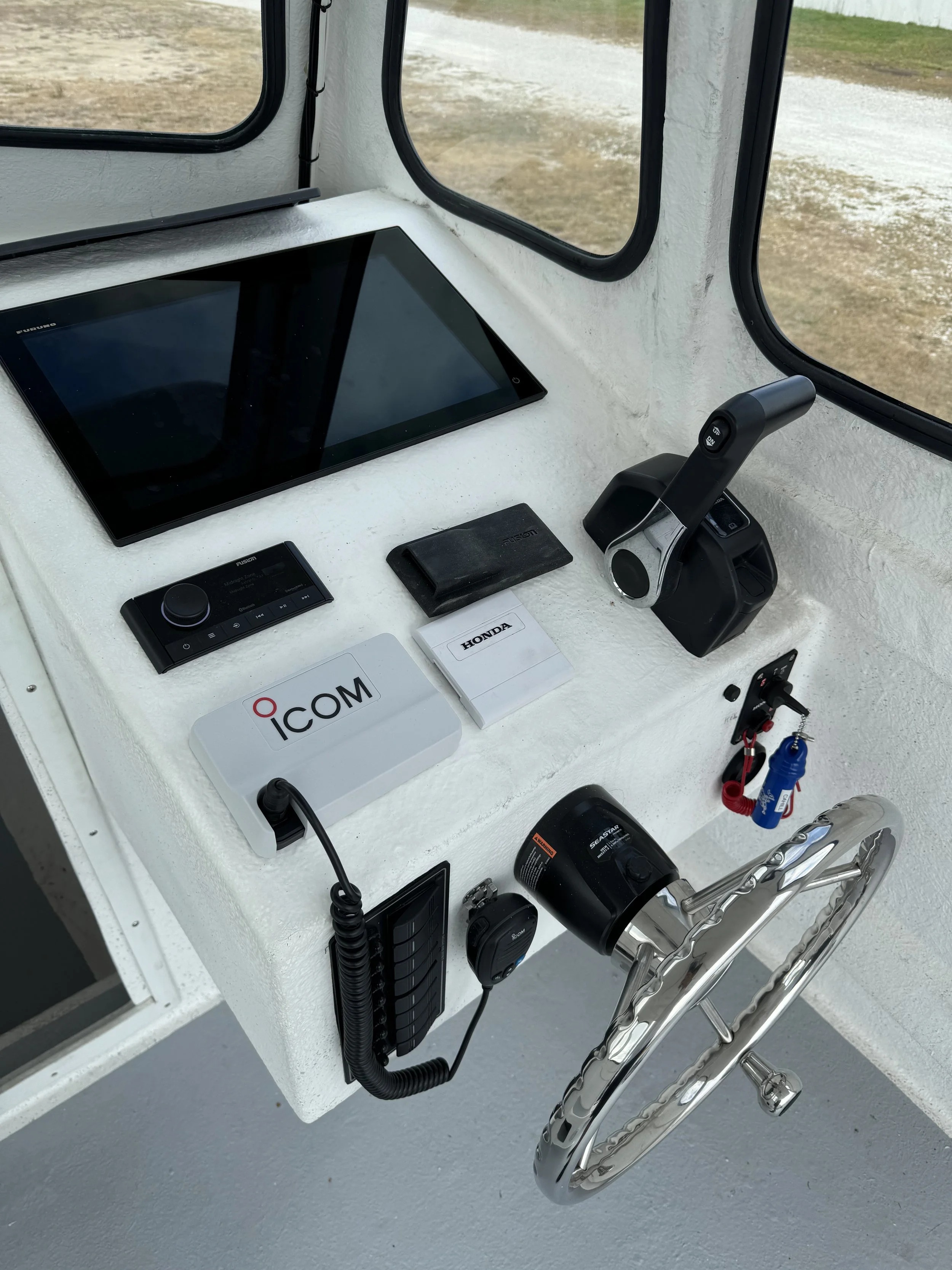 furuno electronics on ross boat