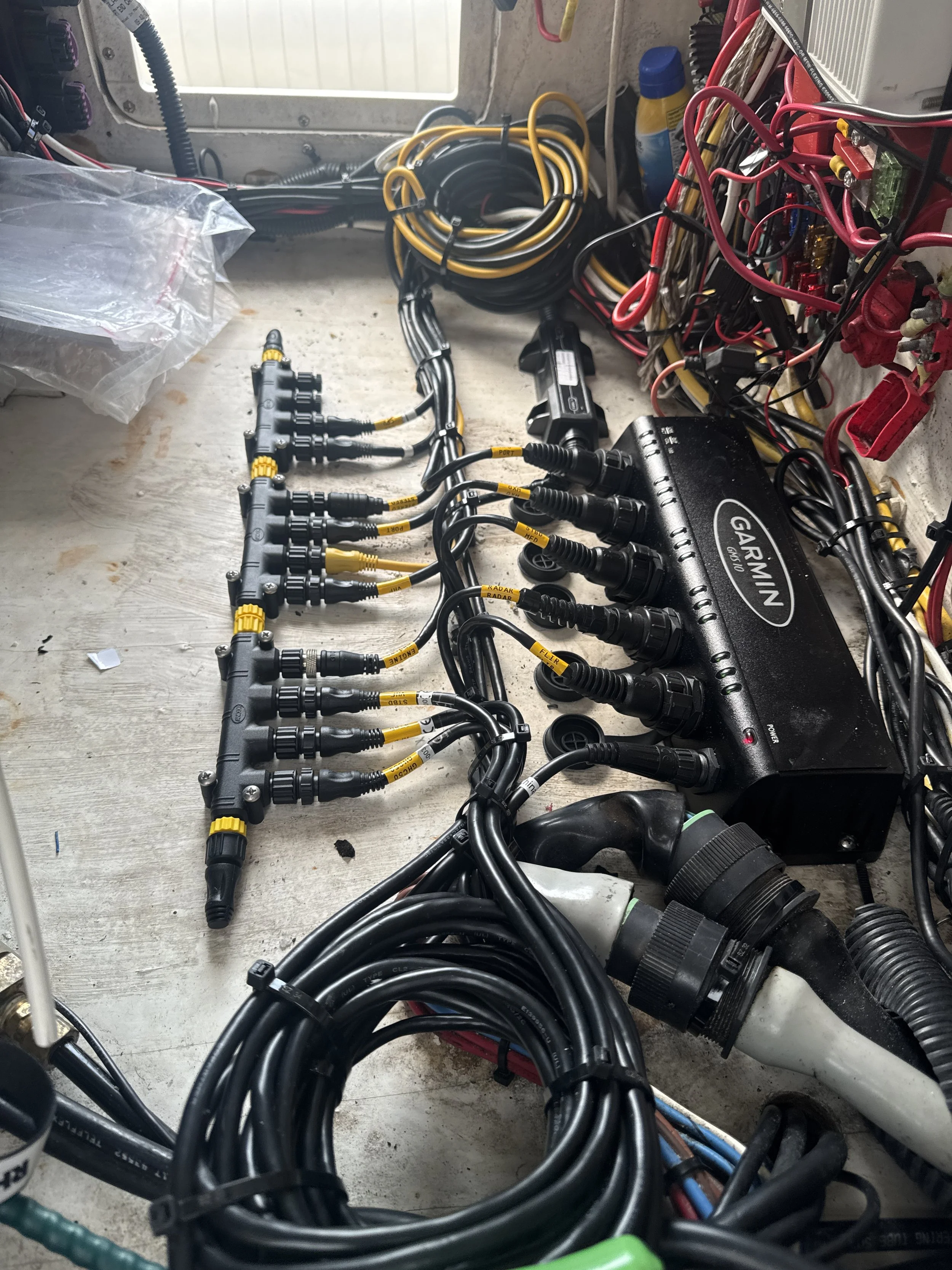 Labeled nmea 2000 wiring