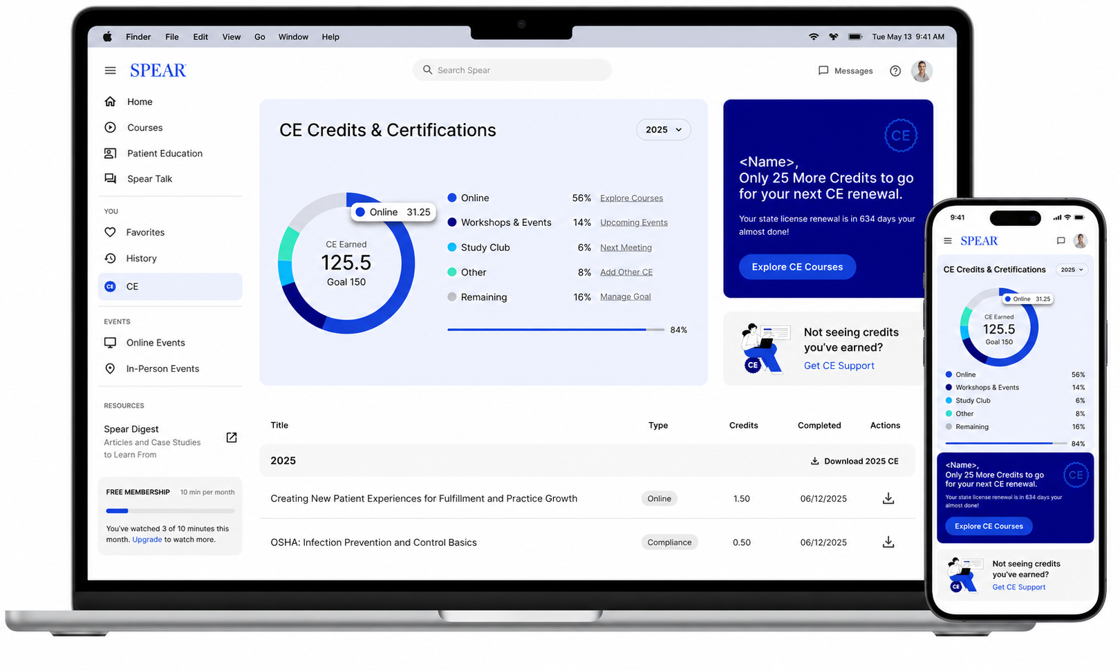 Spear Online Platform