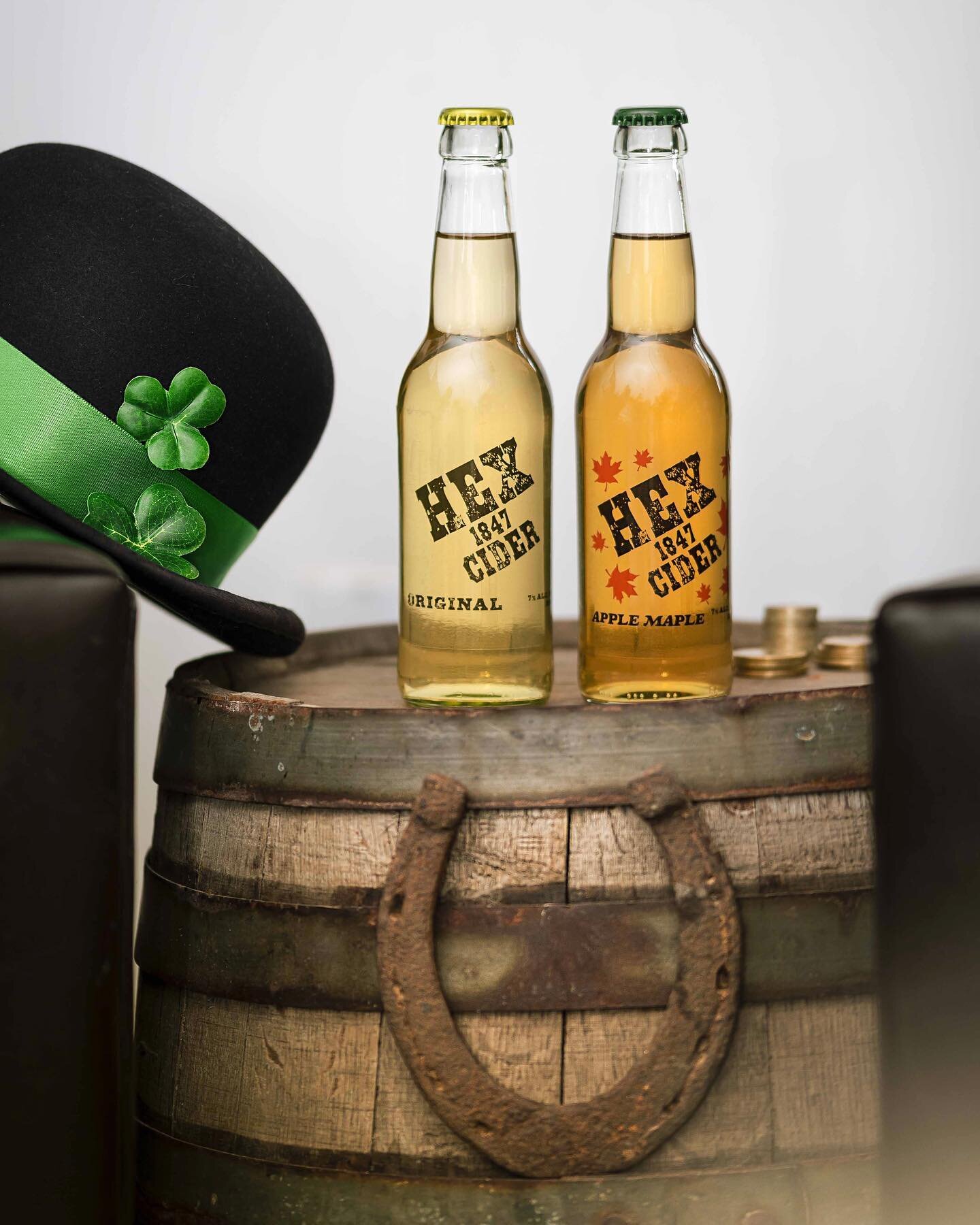 Hex 1847 Cider is the official cider of St. Patrick&rsquo;s Day&hellip; well at least in Sayers Mills! Cheers to a great night with loved ones 🍻
