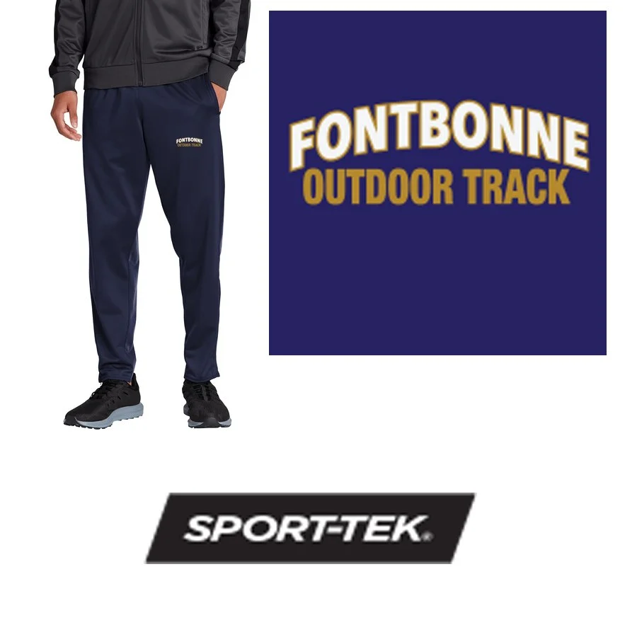 Fontbonne Academy Outdoor Track Sport-Tek ® Tricot Track Jogger, Mens/Adult Unisex Fit, #PST95