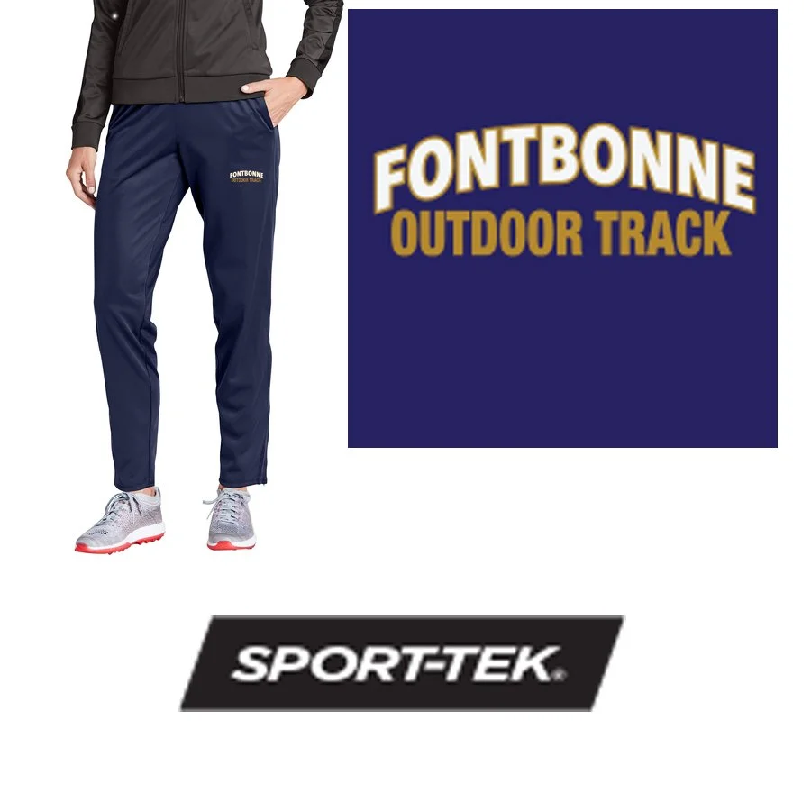 Fontbonne Academy Outdoor Track Sport-Tek® Women's Tricot Track Jogger, Ladies Fit, #LPST95