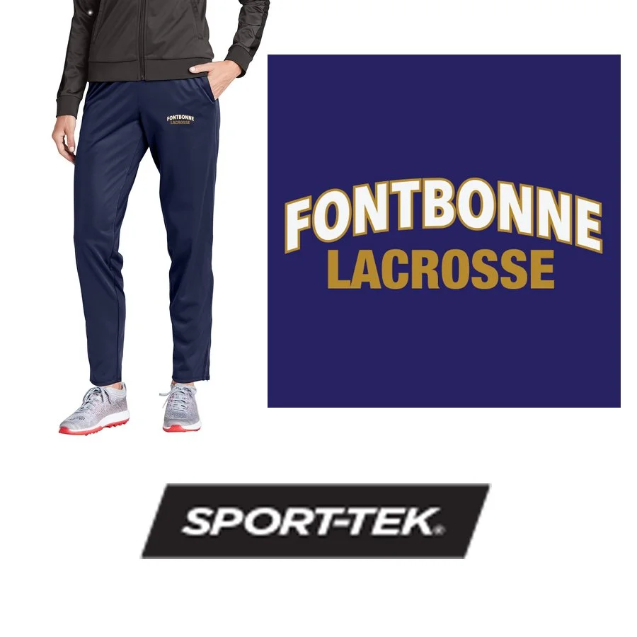 Fontbonne Academy Lacrosse Sport-Tek® Women's Tricot Track Jogger, Ladies Fit, #LPST95