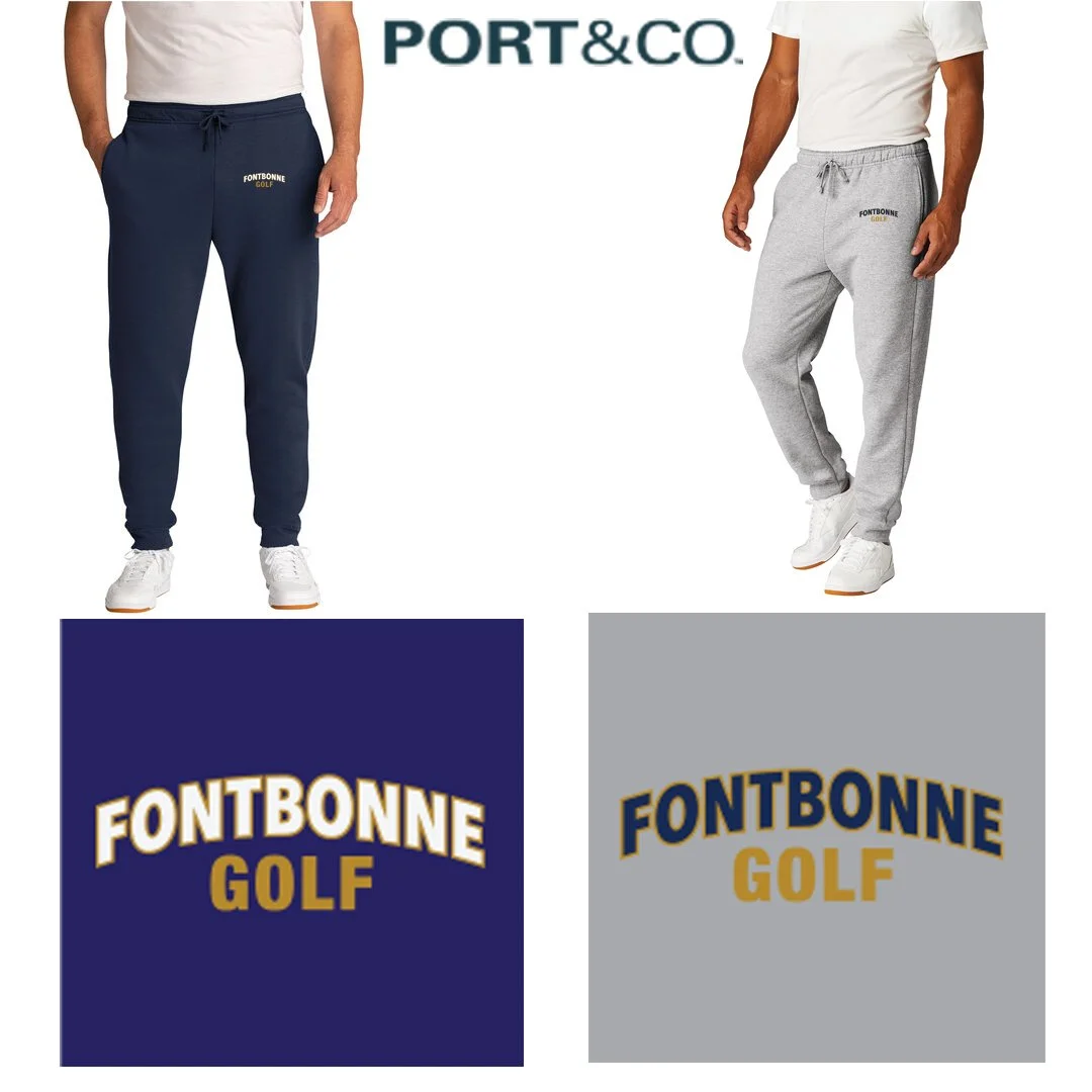 Fontbonne Academy Golf Port & Co™ Core Fleece Jogger, Adult Unisex/Men’s Fit, #PC78J