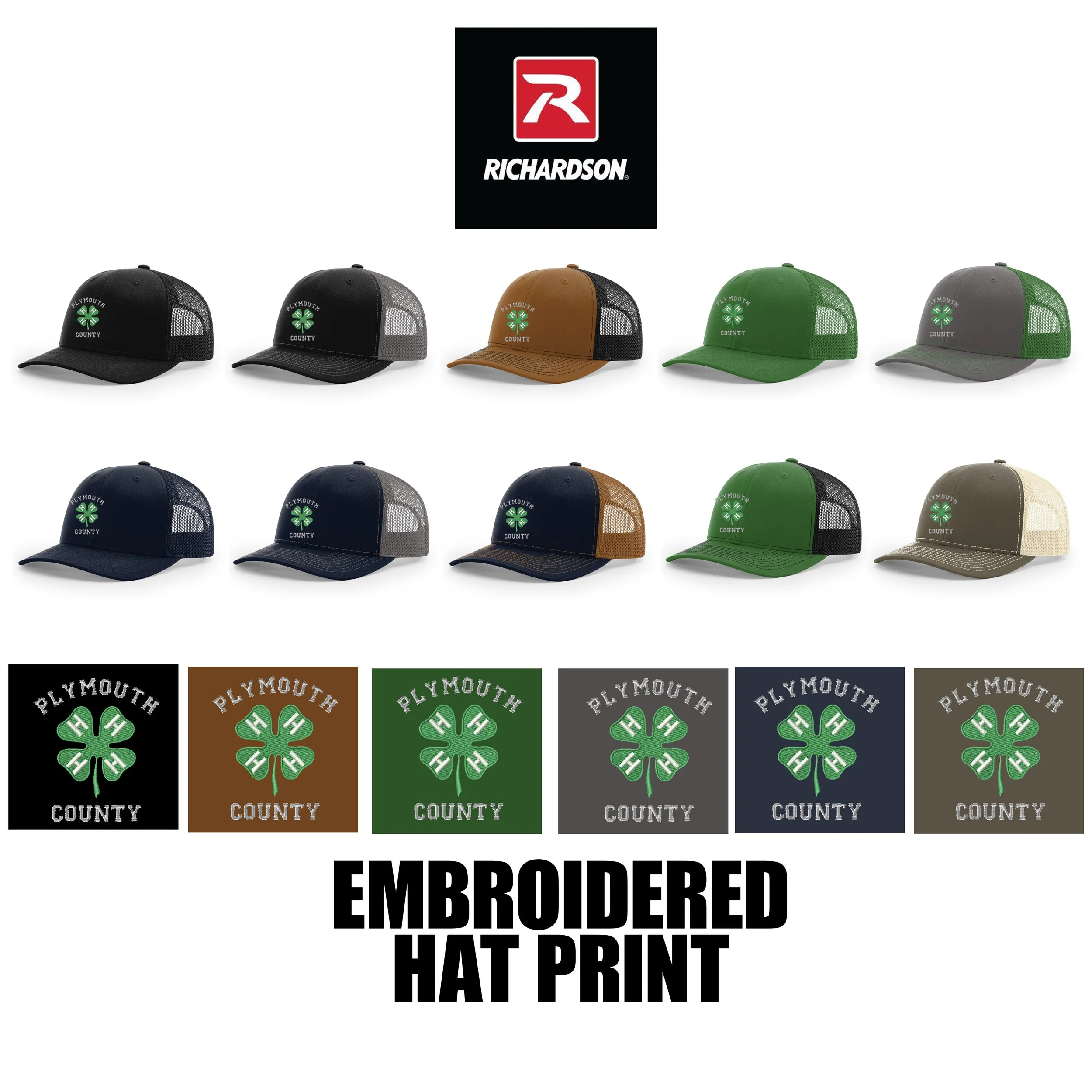 Plymouth County 4-H Swag Richardson Legendary Trucker Cap, #112