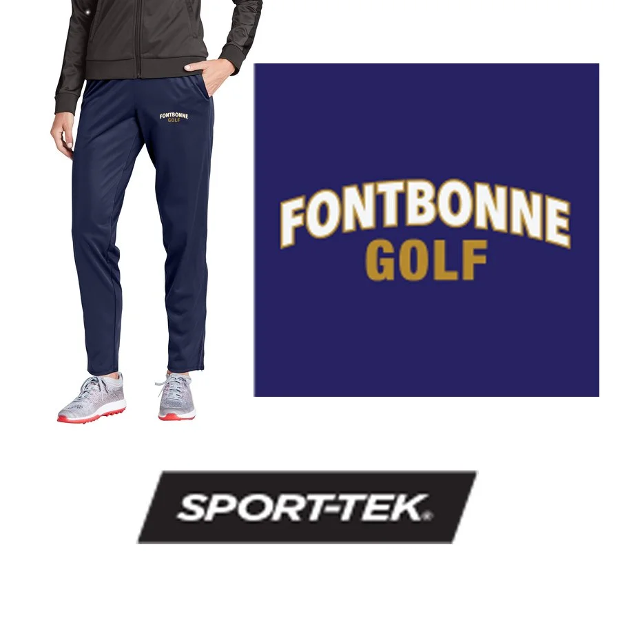 Fontbonne Academy Golf Sport-Tek® Women's Tricot Track Jogger, Ladies Fit, #LPST95