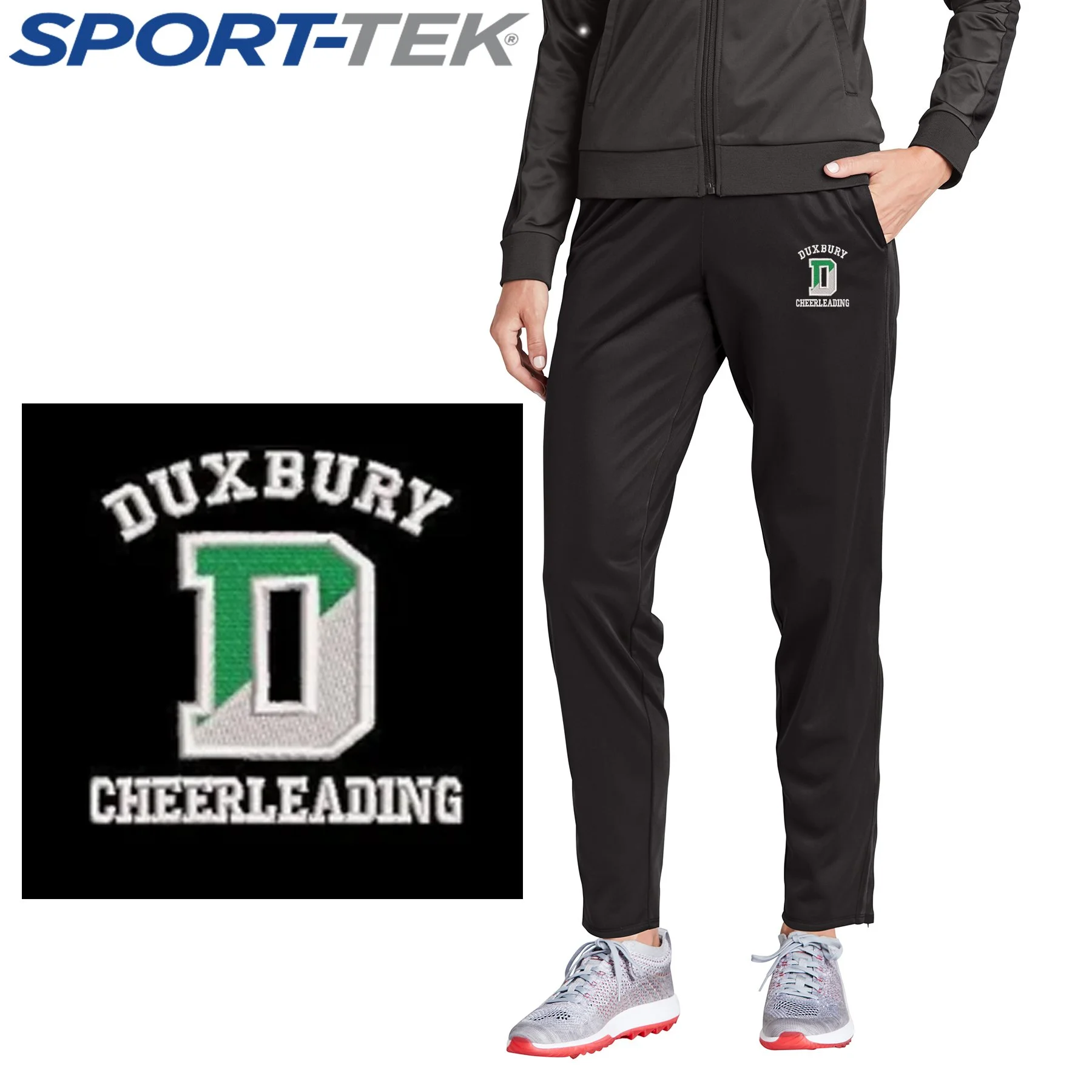 DDYC Duxbury Dragons Youth Cheerleading Sport-Tek® Women's Tricot Track Jogger, Women’s Fit, REQUIRED ITEM #LPST95